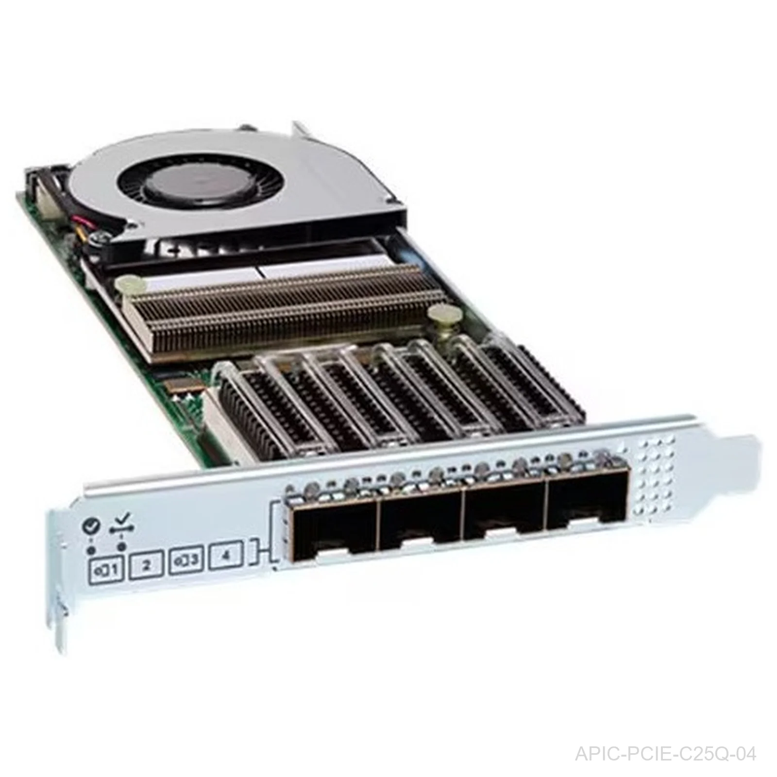 [APIC-PCIE-C25Q-04] Cisco APIC-PCIE-C25Q-04 UCS VIC 1455 Quad-Port 10/25G SFP28 PCIe Adapter