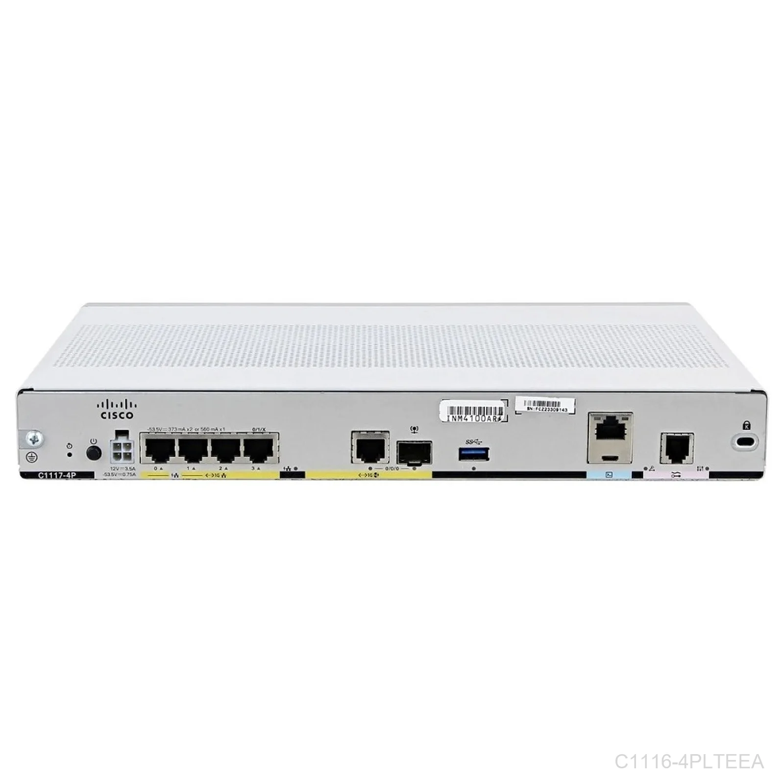 [C1116-4PLTEEA] Cisco C1116-4PLTEEA ISR 1116 Four-Port DSL Annex B/J and LTE Router, EMEA/NA