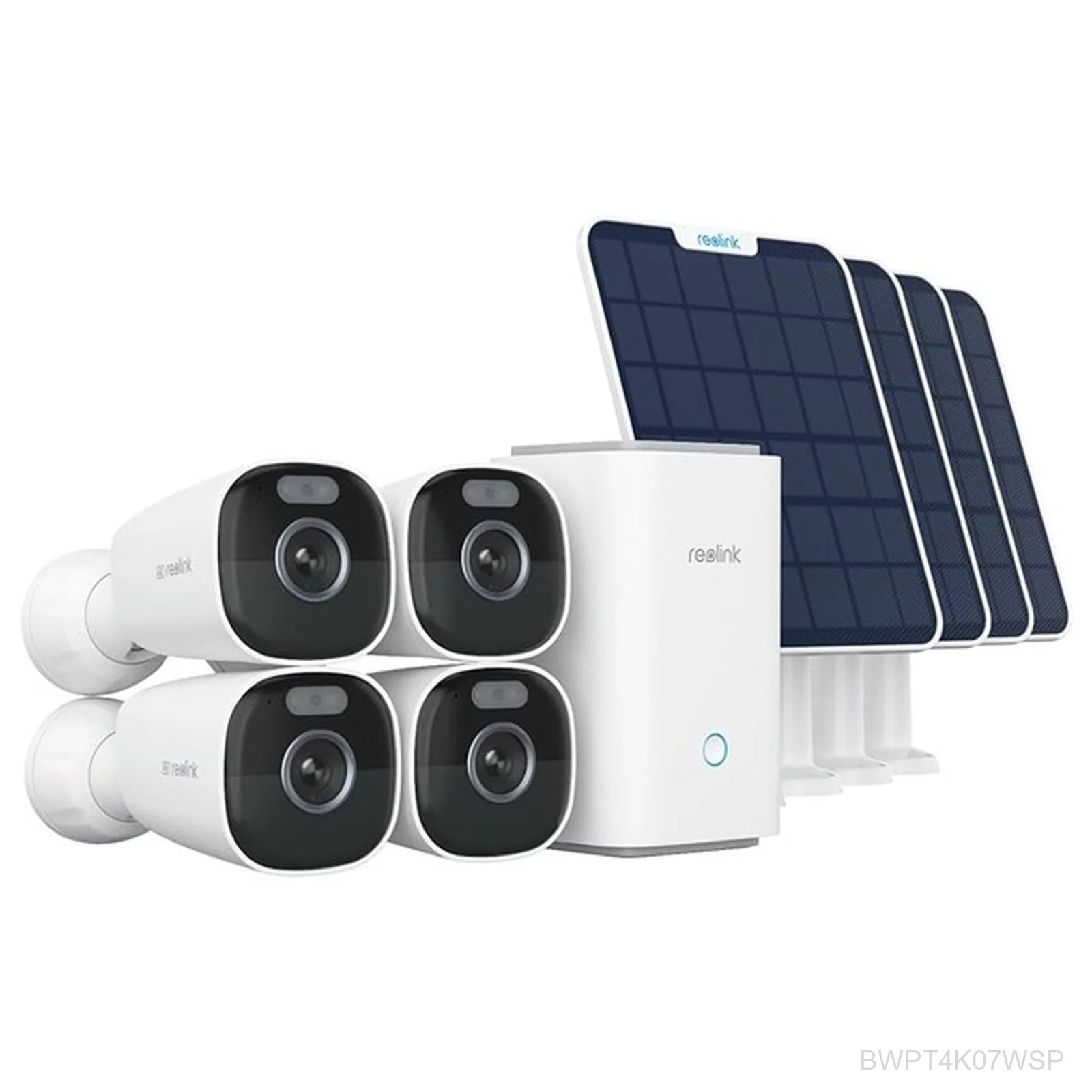 [BWPT4K07WSP] Reolink Home Hub with 4 x Argus Eco Ultra + Solar Panel 2