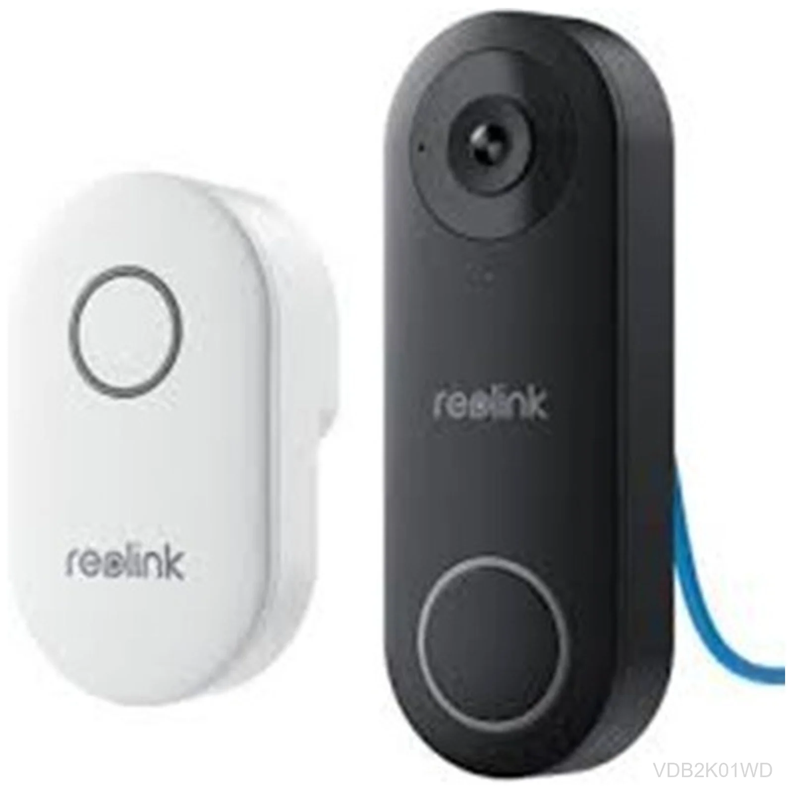 [VDB2K01WD] Reolink Video Doorbell PoE, with Chime, 2K+ 5MP Super HD, 180° Diagonal View