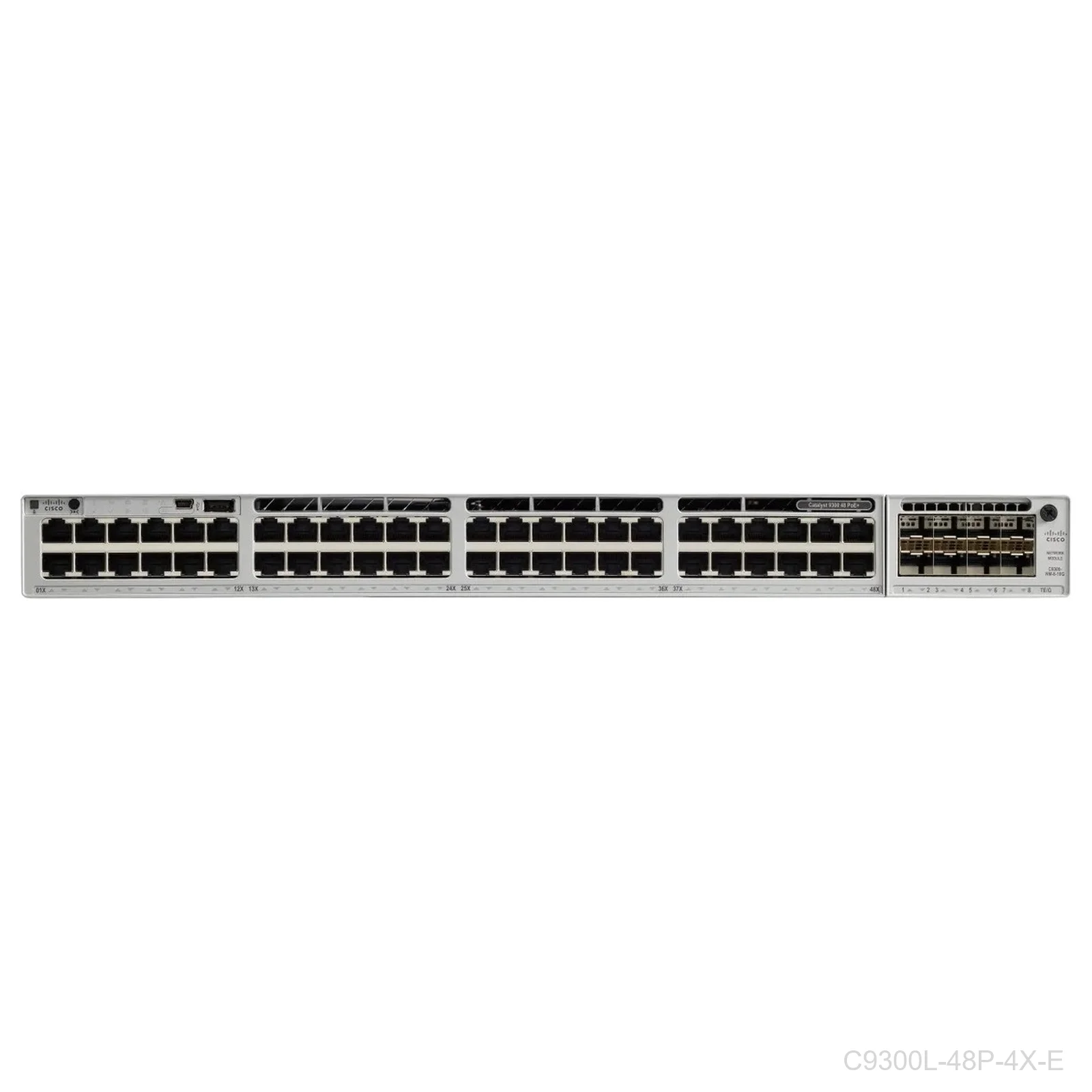 Cisco C9300L-48P-4X-E Catalyst 9300L 48-Port PoE+ Switch Network Essentials
