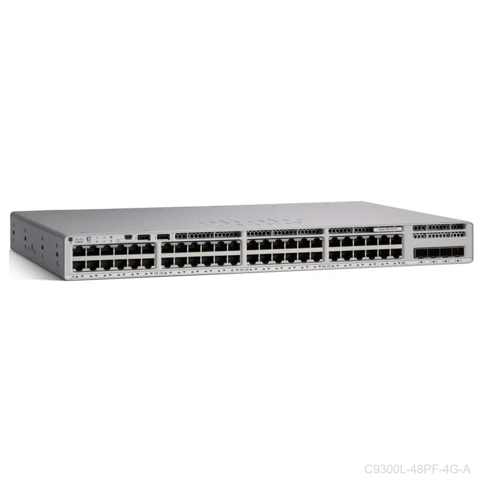 Cisco C9300L-48PF-4G-A Catalyst 9300L 48-Port PoE+ Switch Network Advantage