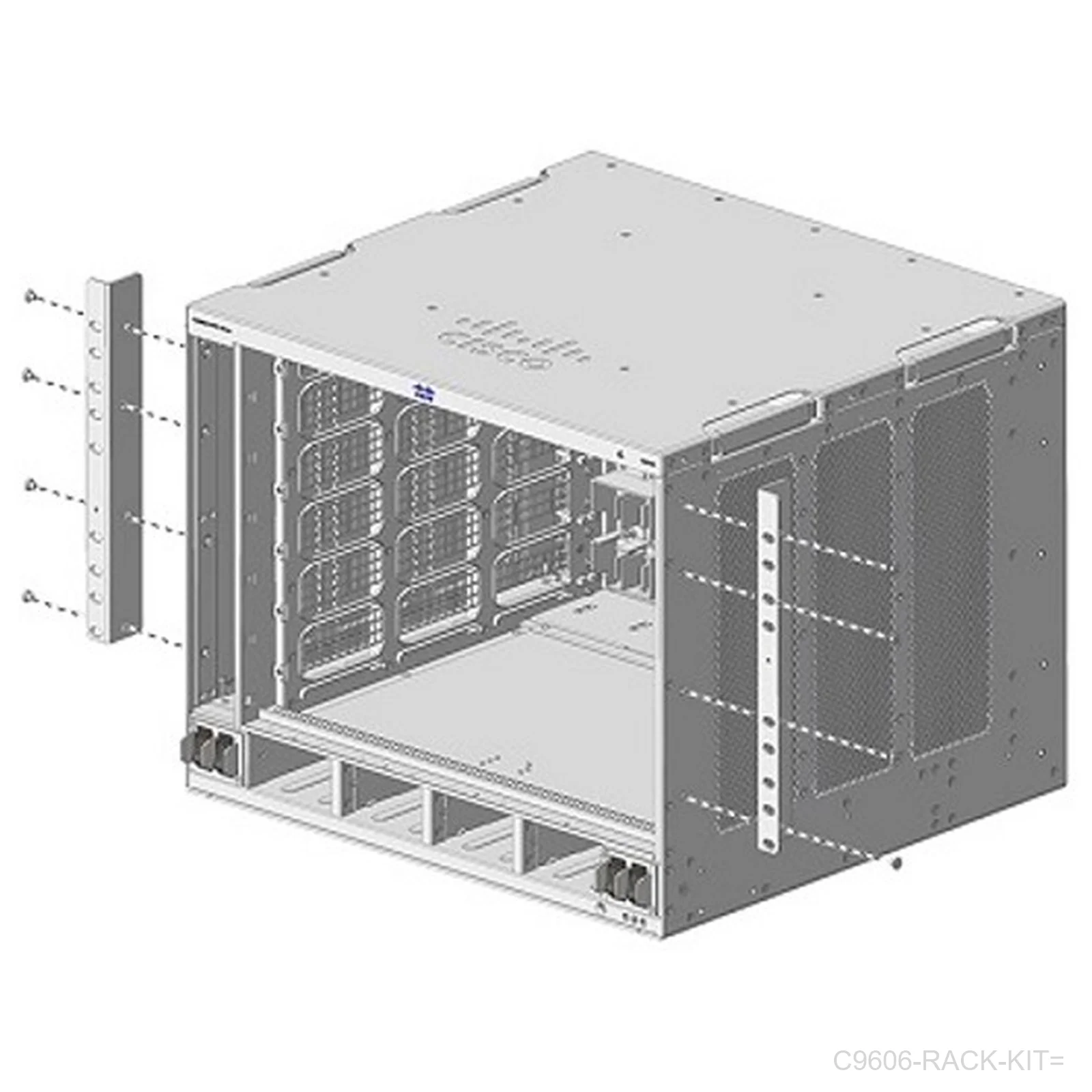 [C9606-RACK-KIT=] Cisco C9606-RACK-KIT= Catalyst 9606R Chassis Rack-Mount Kit
