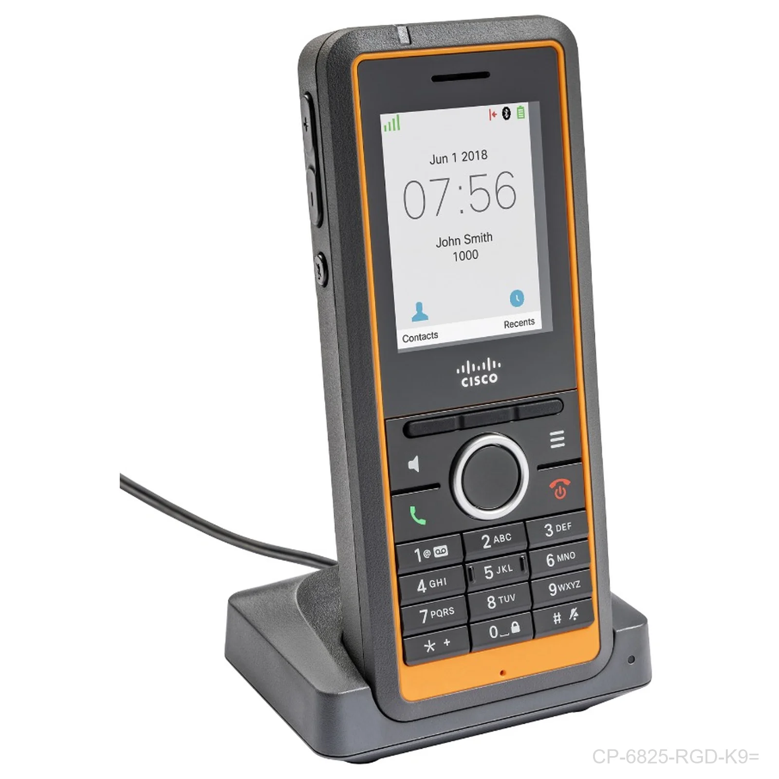 Cisco CP-6825-RGD-K9= 6825 Ruggedized MPP DECT Handset