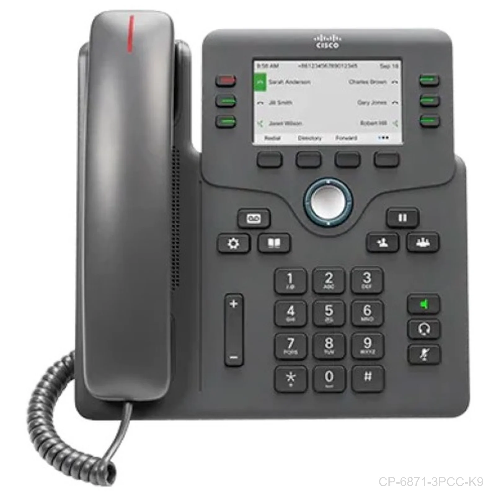 [CP-6871-3PCC-K9] Cisco CP-6871-3PCC-K9 6871 6-Line MPP Colour IP Phone