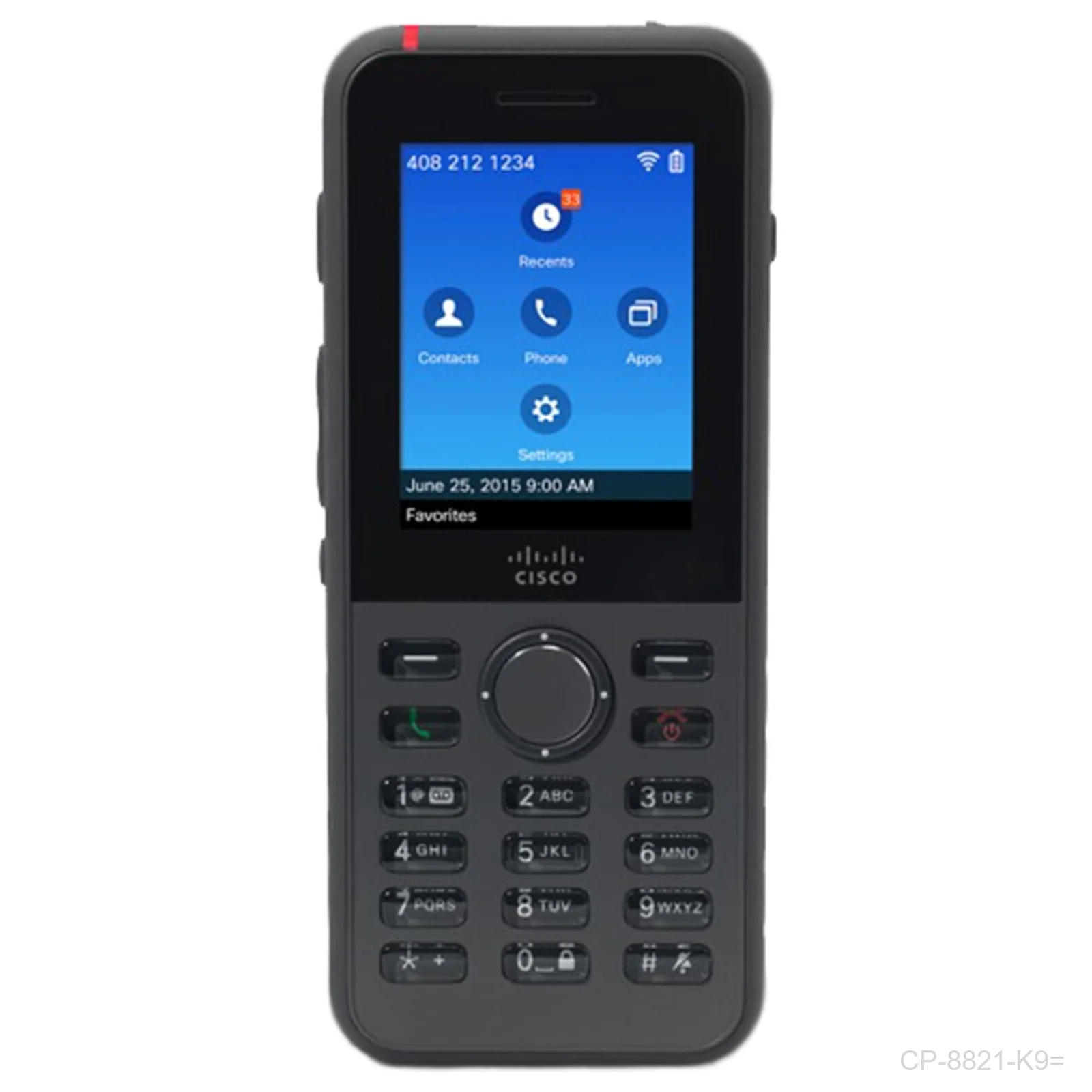 Cisco CP-8821-K9= 8821 Wireless IP Phone Spare