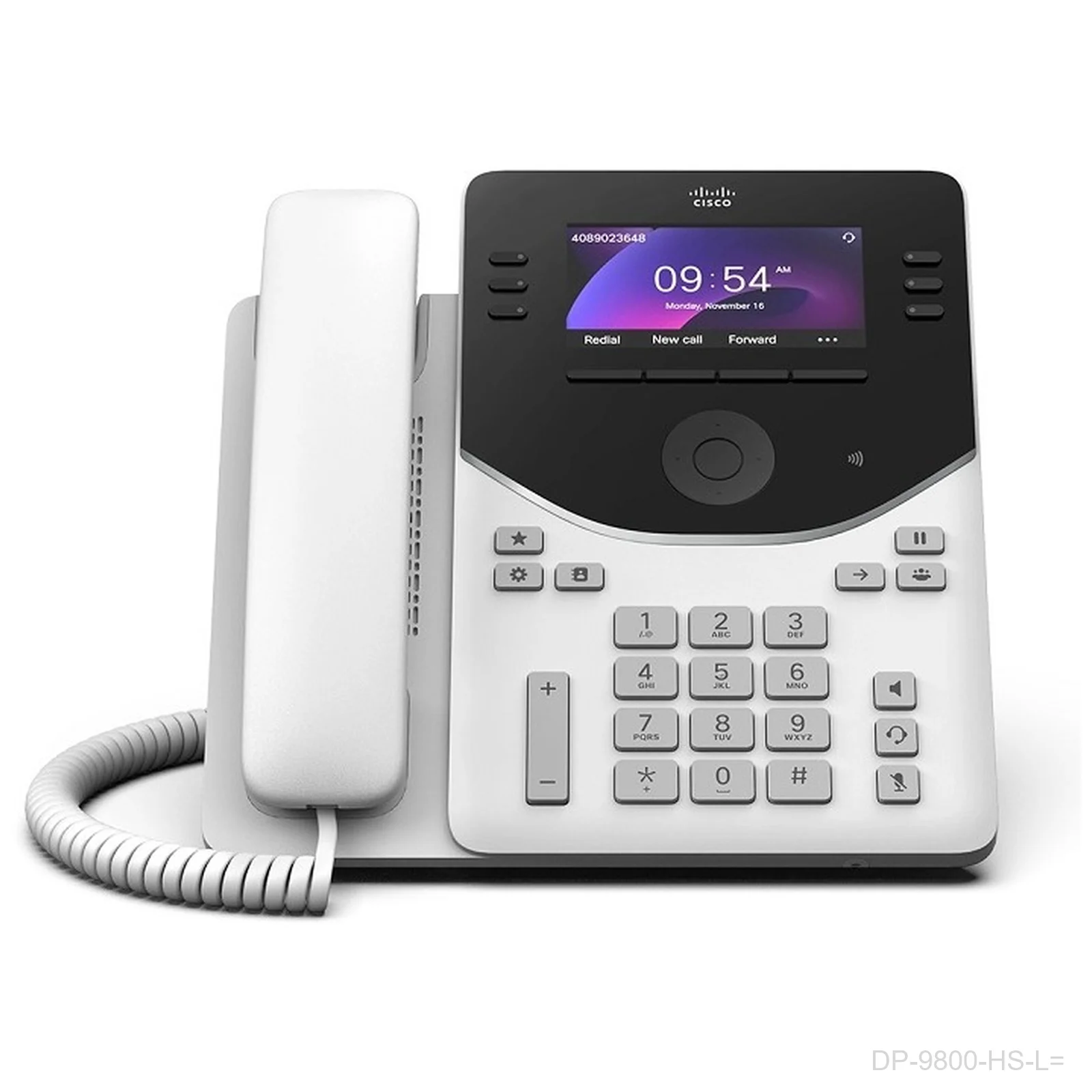[DP-9800-HS-L=] Cisco DP-9800-HS-L= 9800 Replacement Handset First Light