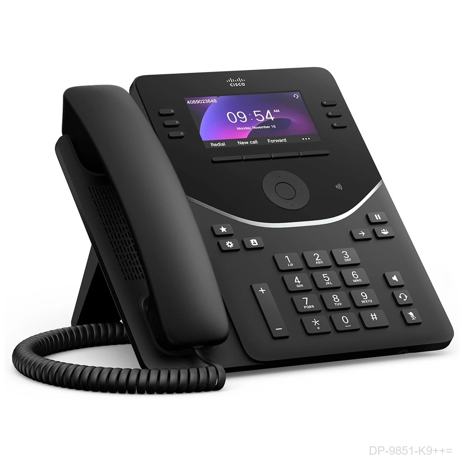 [DP-9851-K9=] Cisco DP-9851-K9= Desk Phone 9851 Carbon Black