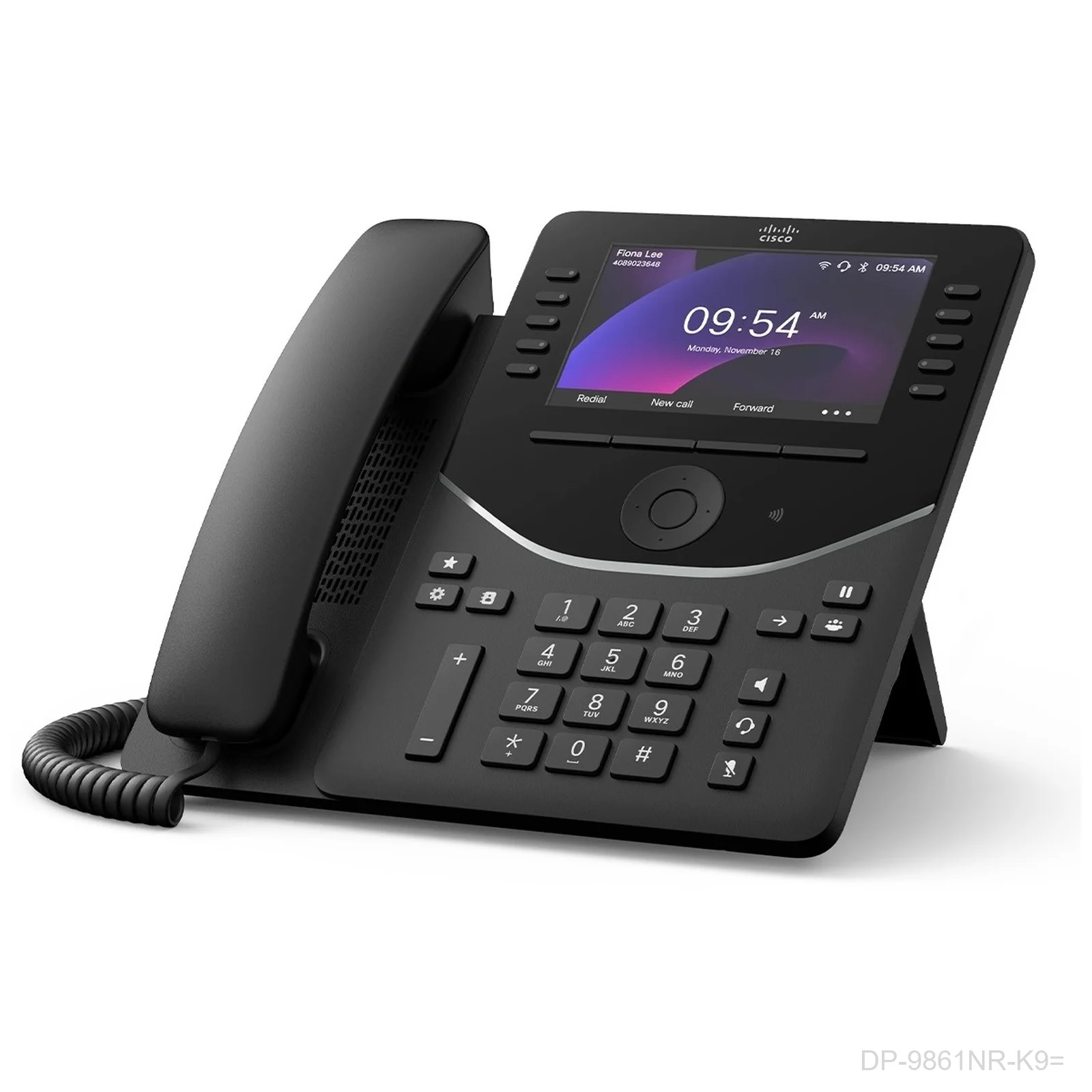 Cisco DP-9861NR-K9= – Desk Phone 9861, No Radio, Carbon Black