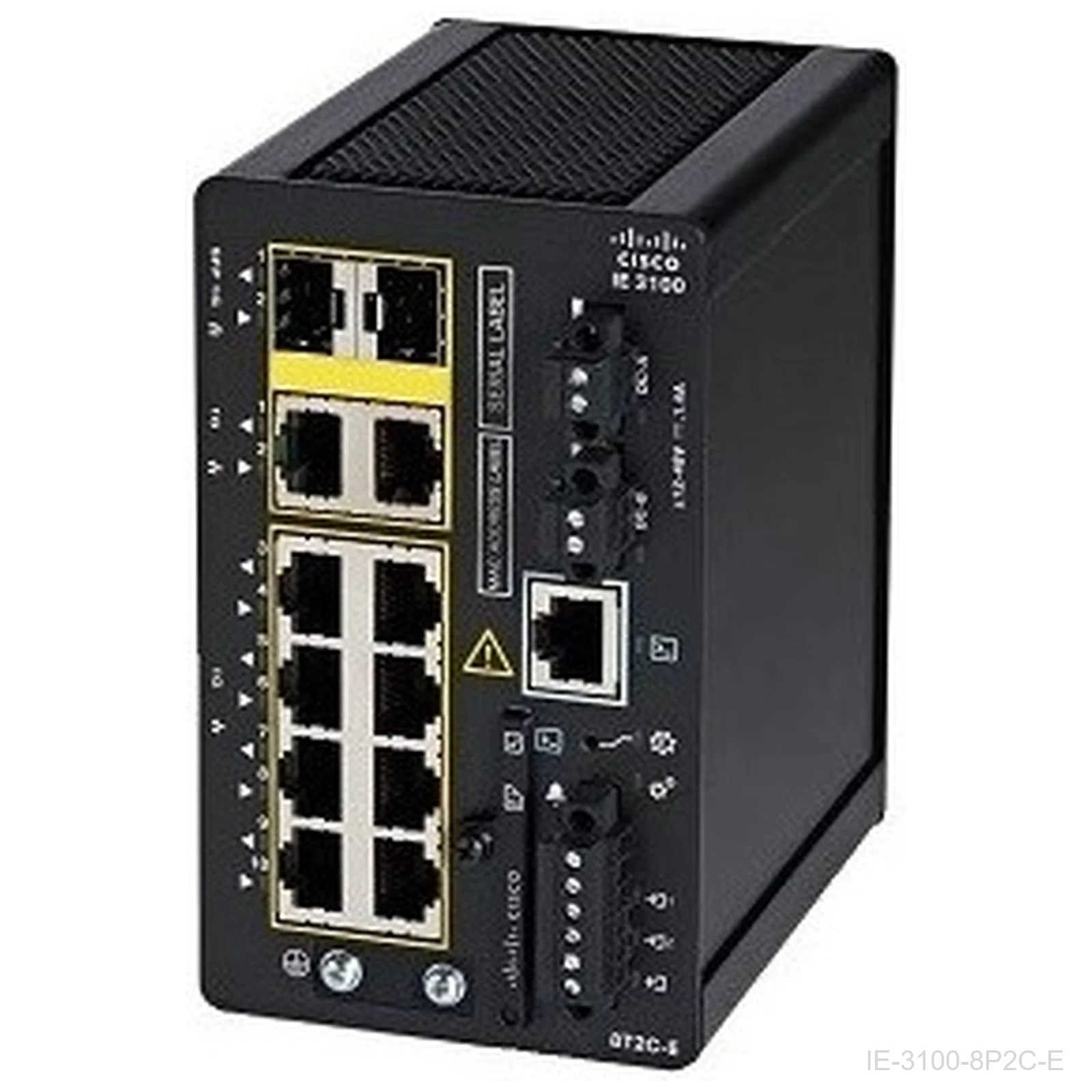 [IE-3100-8P2C-E] Cisco IE-3100-8P2C-E – Catalyst IE3100 Rugged Switch, 8 GE PoE/PoE+, 2 GE Combo Uplinks, Network Essentials