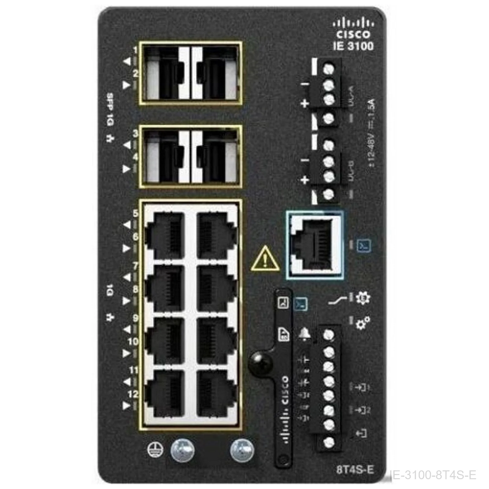 [IE-3100-8T4S-E] Cisco IE-3100-8T4S-E – Catalyst IE3100 Rugged Switch, 8 GE Copper, 4 GE SFP, Fixed, Network Essentials