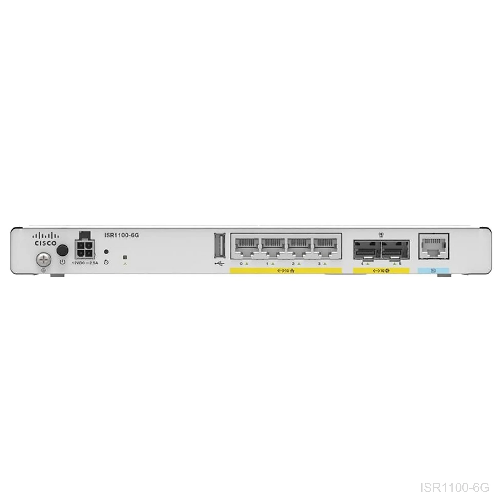Cisco ISR1100-6G – ISR1100 Series SD-WAN Router, 4 GE LAN/WAN Ports, 2 SFP Ports, 4GB DRAM