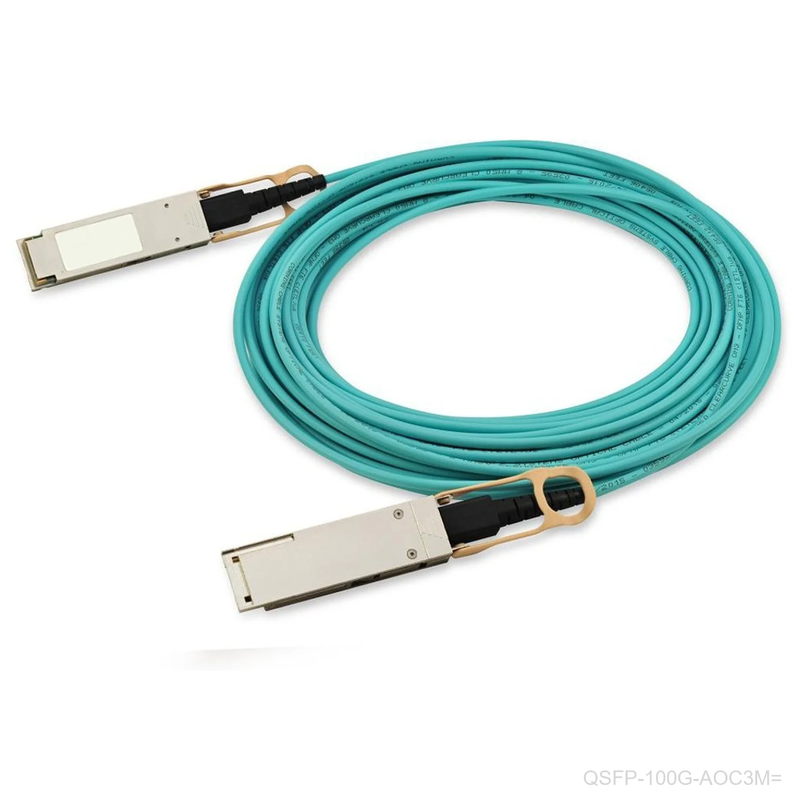 [QSFP-100G-AOC3M=] Cisco QSFP-100G-AOC3M= – 100GBASE QSFP Active Optical Cable, 3 m