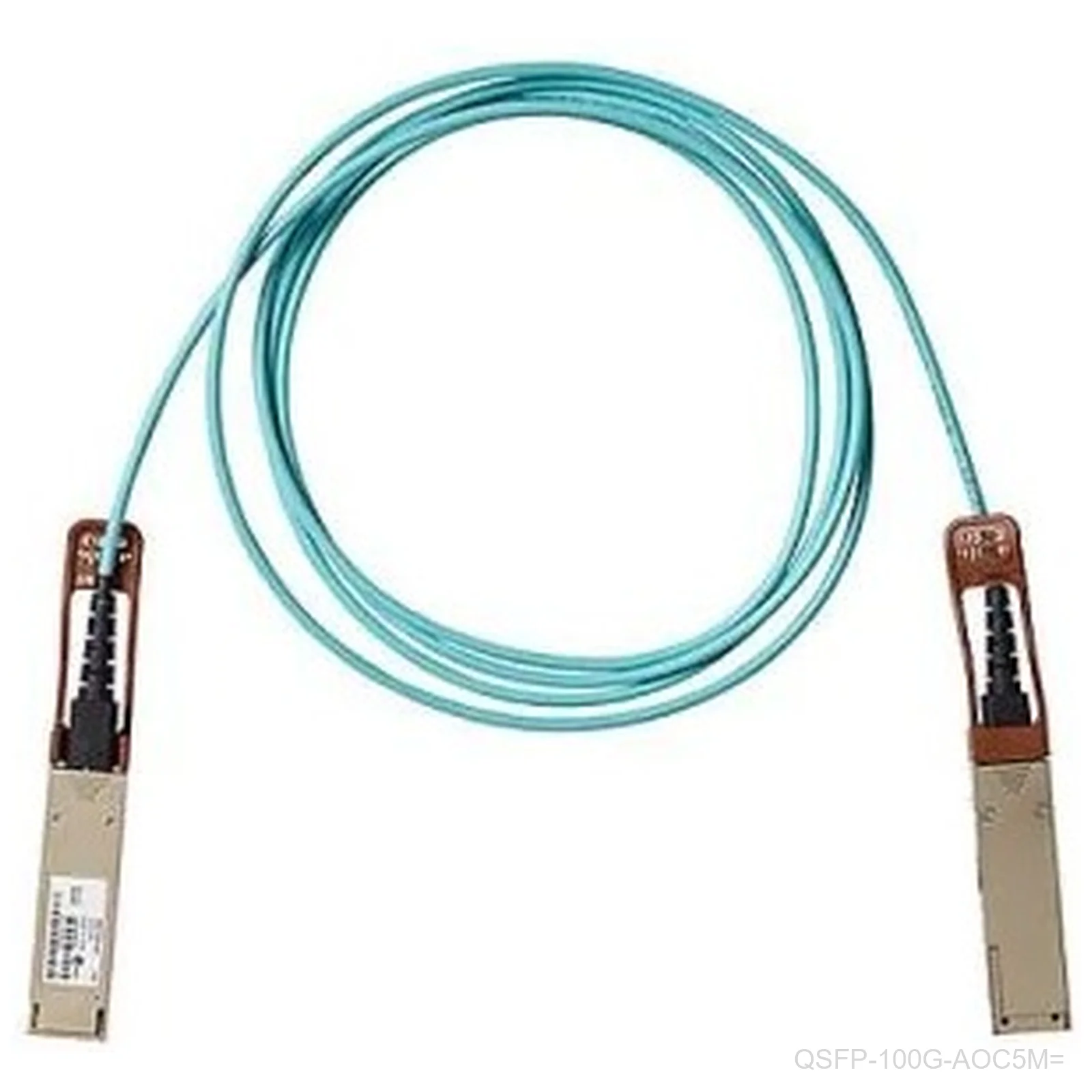 [QSFP-100G-AOC5M=] Cisco QSFP-100G-AOC5M= – 100GBASE QSFP Active Optical Cable, 5 m