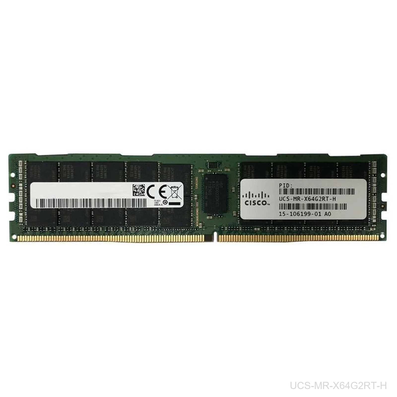 [UCS-MR-X64G2RT-H] Cisco UCS-MR-X64G2RT-H 64GB DDR4-2933 RDIMM Memory Module, 2Rx4, 1.2V