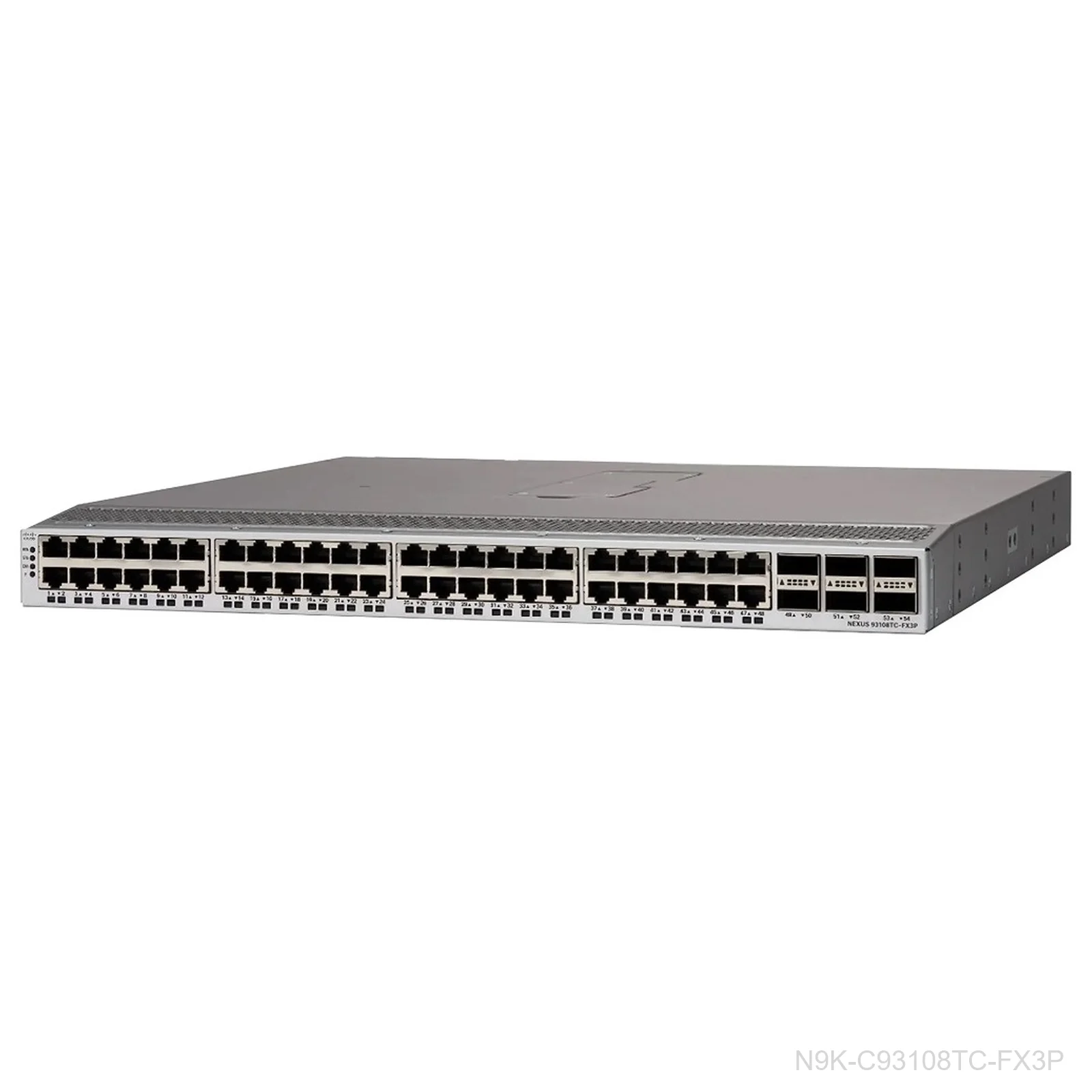 [N9K-C93108TC-FX3P] Cisco N9K-C93108TC-FX3P Nexus 9300 PoE Switch, 48x 100M/1/2.5/5/10G BASE-T, 6x 40/100G