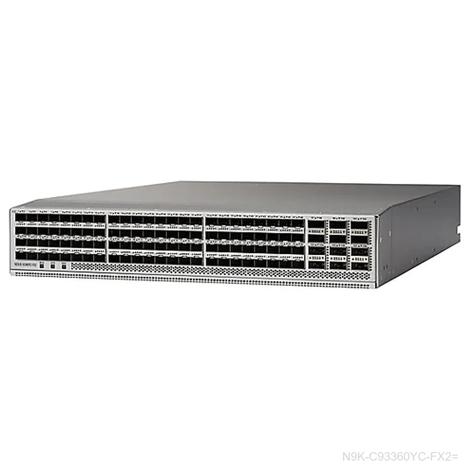 [N9K-C93360YC-FX2=] Cisco N9K-C93360YC-FX2= Nexus 9300 Switch, 96x 1/10/25G, 12x 40/100G QSFP28, MACsec, Spare