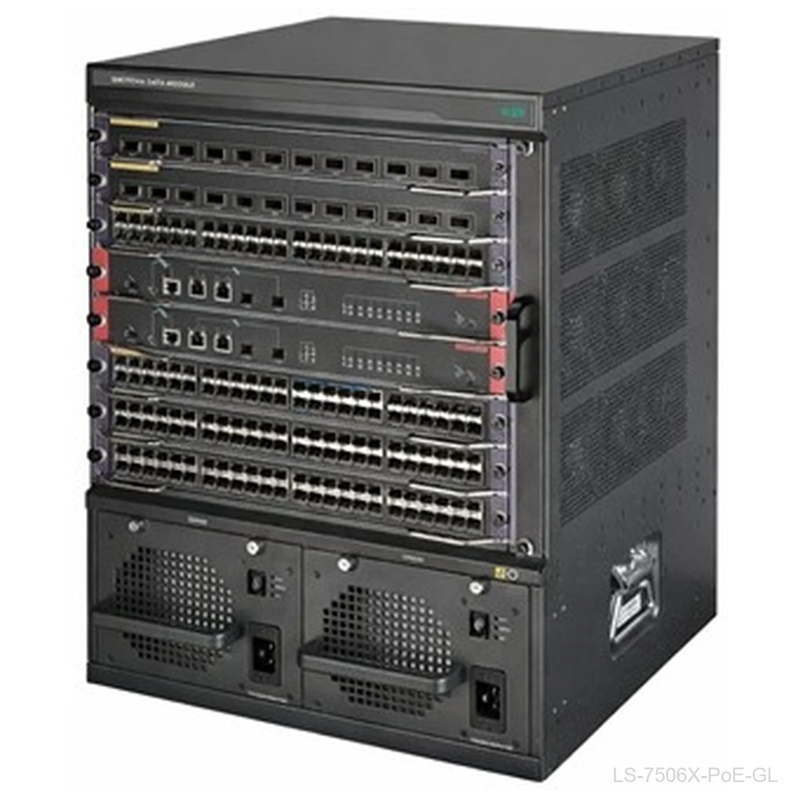 [LS-7506X-PoE-GL] H3C LS-7506X-PoE-GL Enterprise Core Switch Chassis, 2 MPU and 6 LPU Slots, PoE
