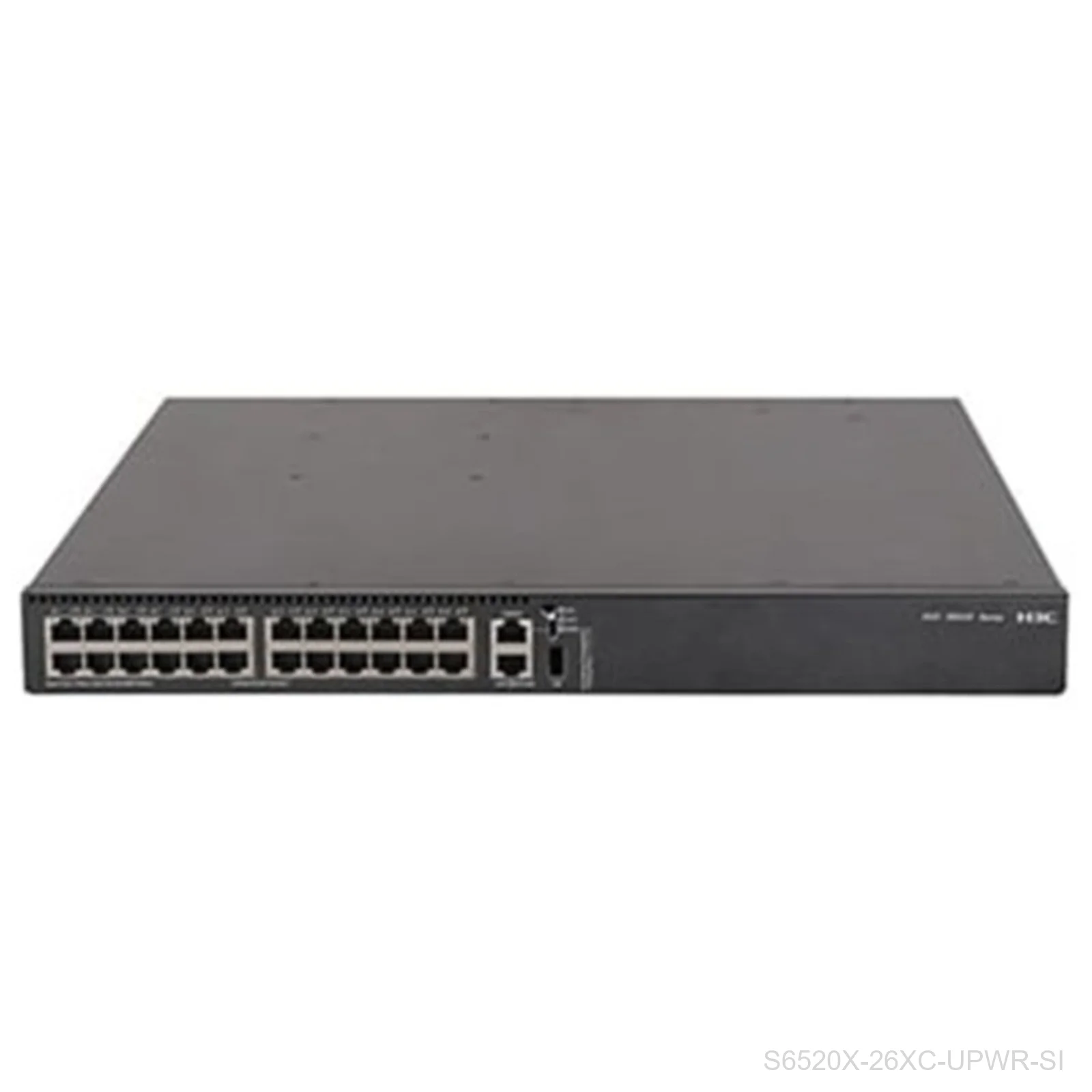 [S6520X-26XC-UPWR-SI] H3C S6520X-26XC-UPWR-SI 24-Port Multigigabit UPoE Switch, 1 Expansion Slot, 2 Power Module Slots