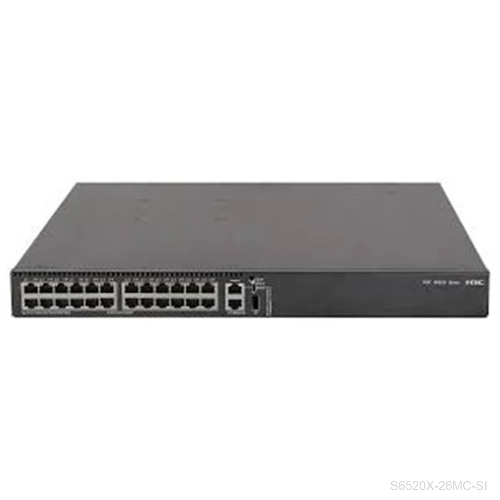[S6520X-26MC-SI] H3C S6520X-26MC-SI 24-Port Multigigabit Switch, 1 Expansion Slot, 2 Power Module Slots