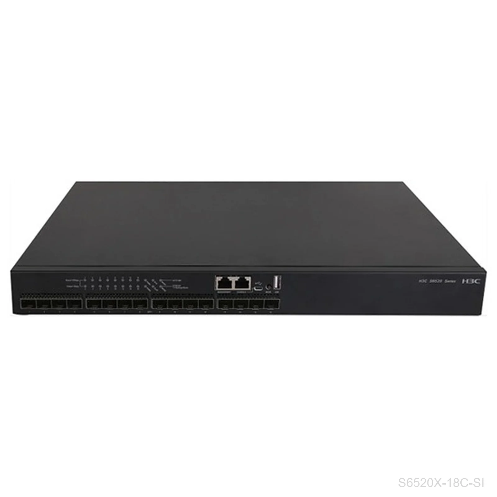 [S6520X-18C-SI] H3C S6520X-18C-SI 16-Port 10G SFP+ Switch, 1 Expansion Slot, 2 Power Module Slots
