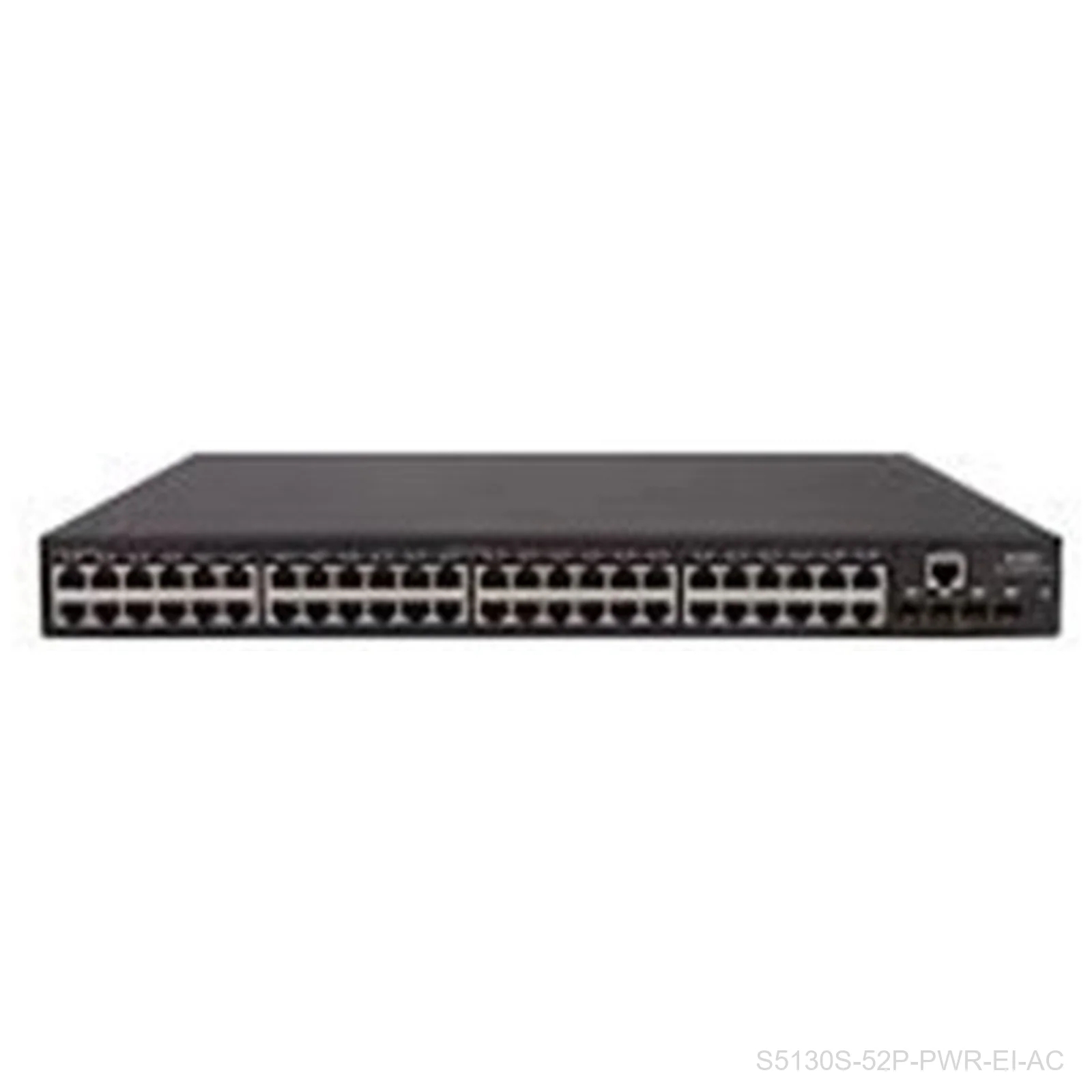 [S5130S-52P-PWR-EI-AC] H3C S5130S-52P-PWR-EI-AC 48-Port Gigabit PoE+ Switch, 370W, 4x 1G SFP