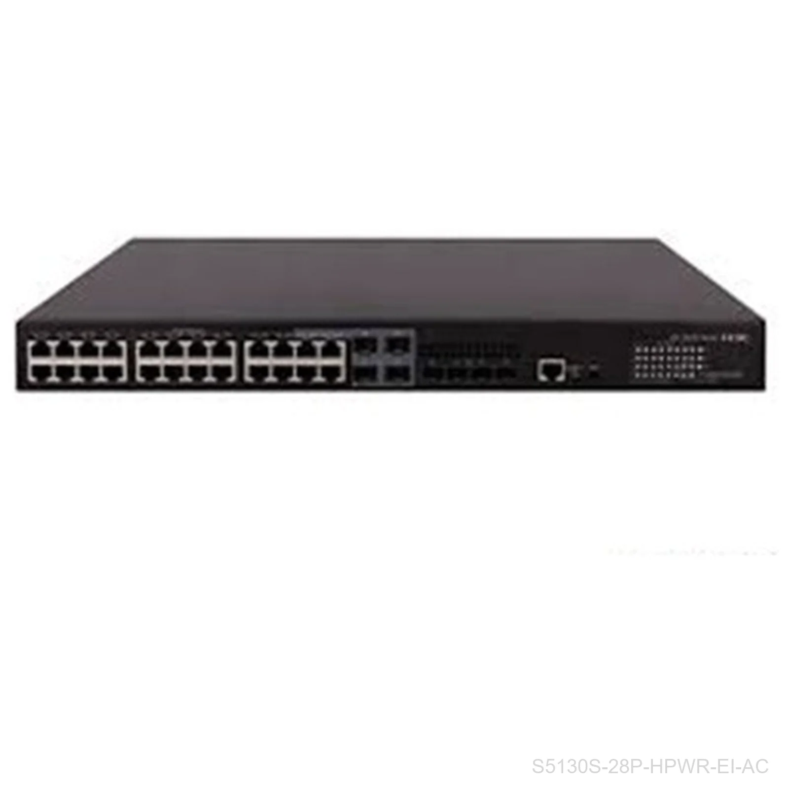 [S5130S-28P-HPWR-EI-AC] H3C S5130S-28P-HPWR-EI-AC 24-Port Gigabit PoE+ Switch, 370W, 4x 1G SFP