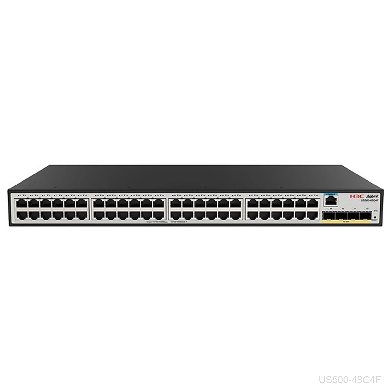 [US500-48G4F] H3C US500-48G4F Aolynk 48-Port Gigabit Switch, 4x 1G SFP, 9801A8E9