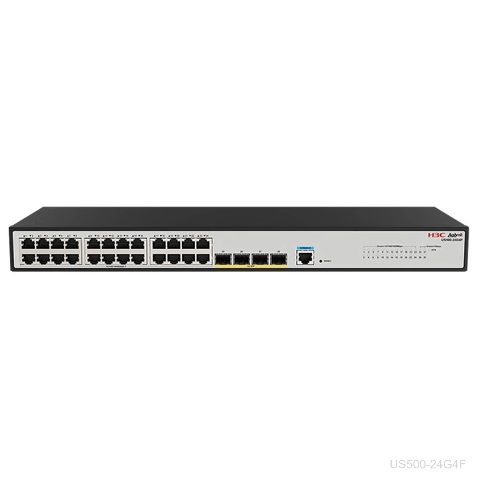 [US500-24G4F] H3C US500-24G4F Aolynk 24-Port Gigabit Switch, 4x 1G SFP, 9801A8E6