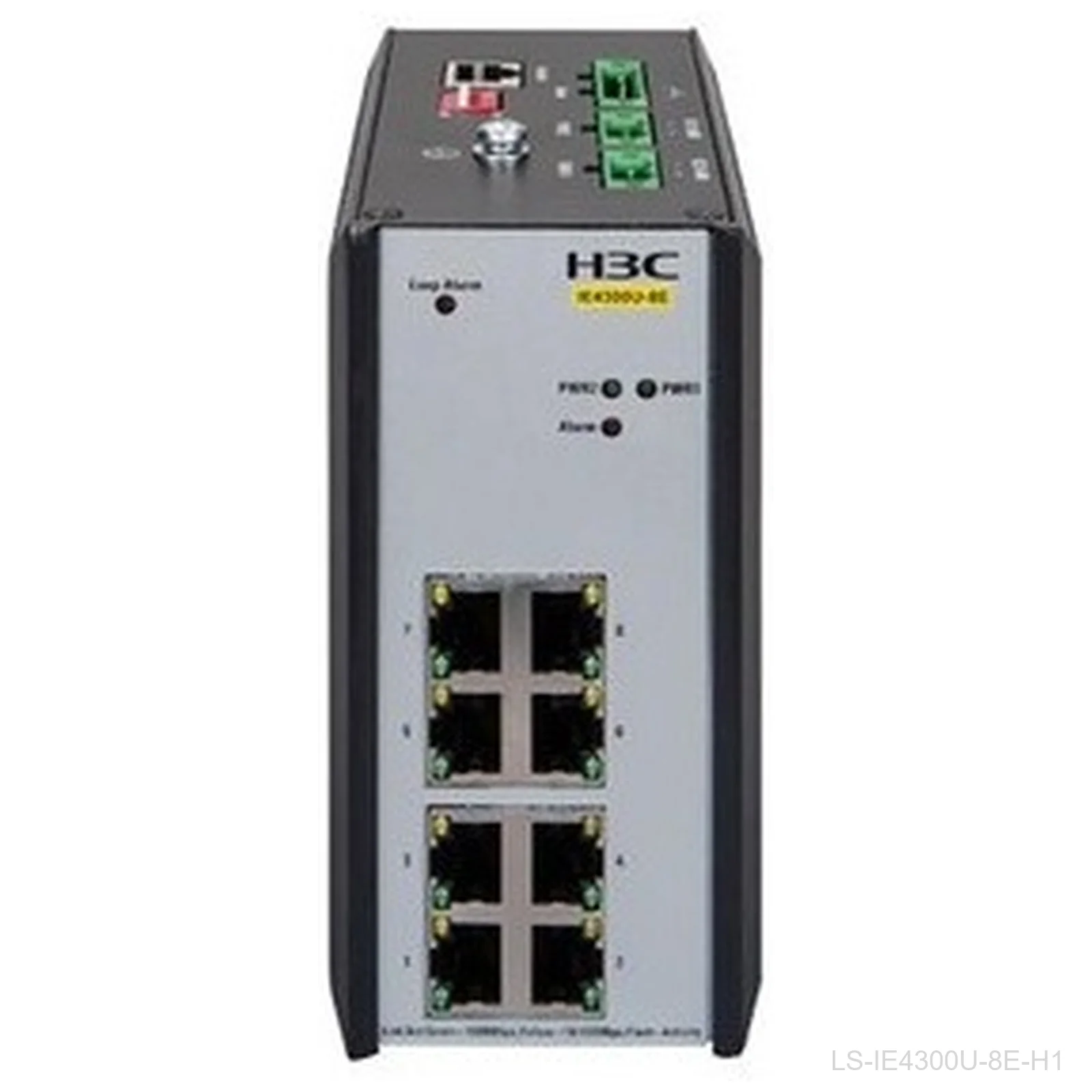 [LS-IE4300U-8E-H1] H3C LS-IE4300U-8E-H1 8-Port Gigabit Industrial Switch, Fanless, 9801A6DK