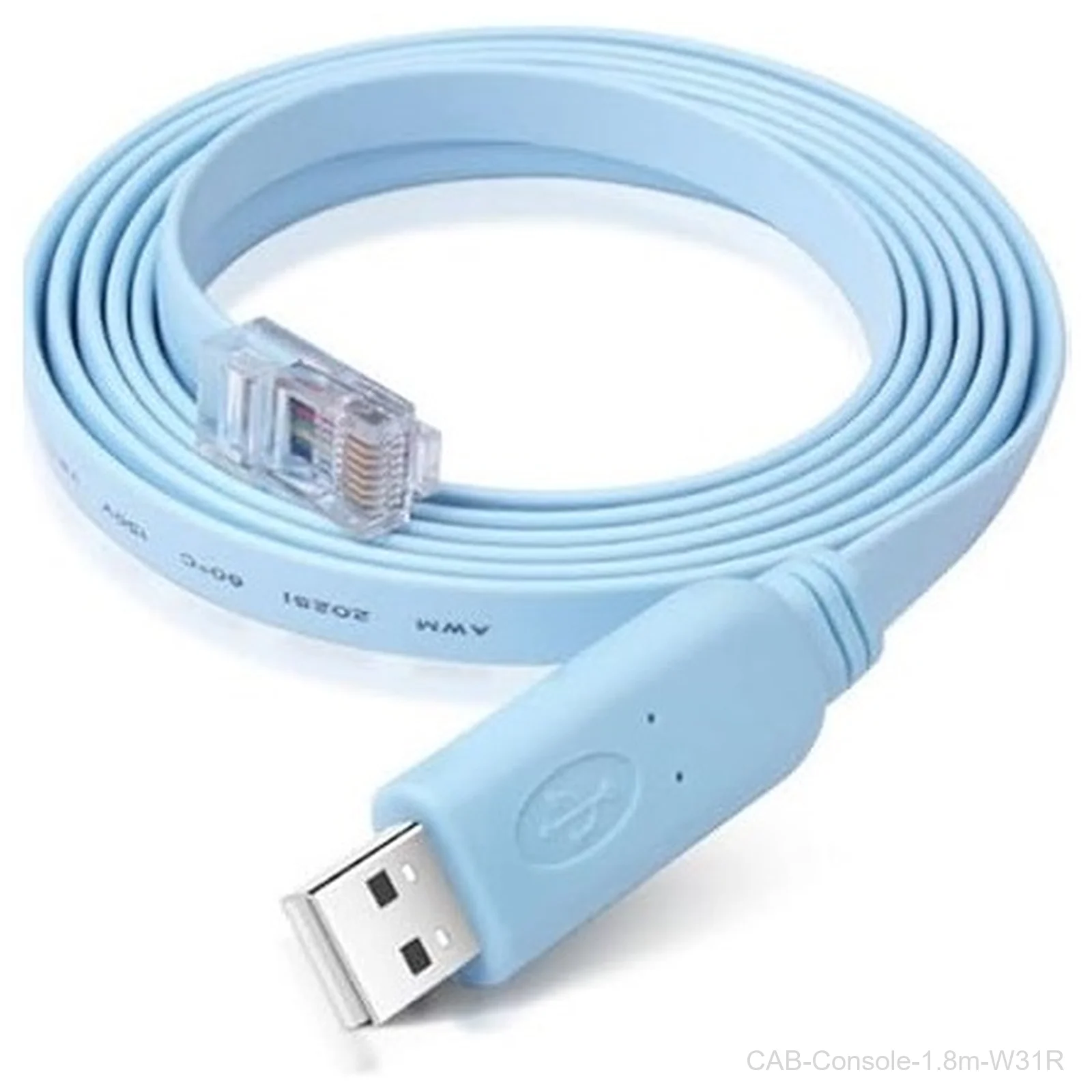 [CAB-Console-1.8m-W31R] H3C CAB-Console-1.8m-W31R Console Cable, 1.8m, RJ45 to USB, 0404A1EE