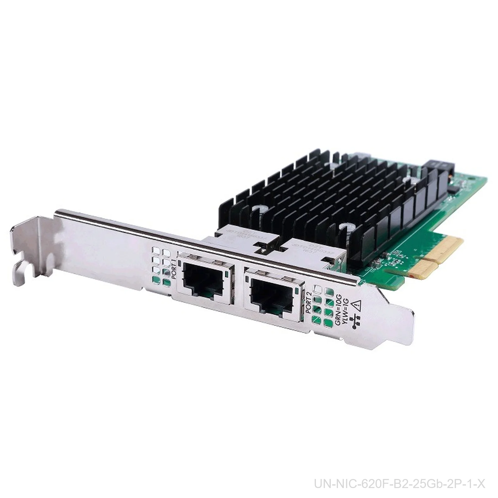 [UN-NIC-620F-B2-25Gb-2P-1-X] H3C UN-NIC-620F-B2-25Gb-2P-1-X 2-Port 25Gb SFP28 Ethernet Adapter, PCIe 3.0 x8, LP, 0231A7QX