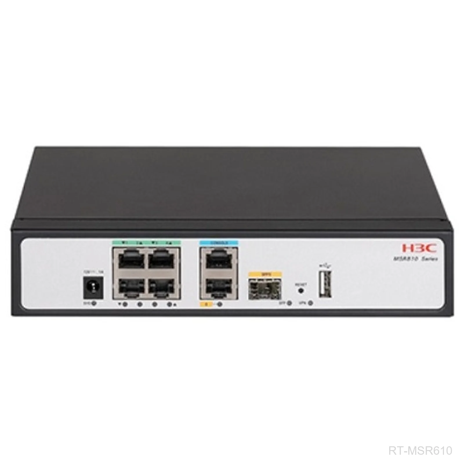 [RT-MSR610] H3C RT-MSR610 Enterprise Router, 4x GE LAN/WAN, 1x GE, 1x SFP, 9801A426
