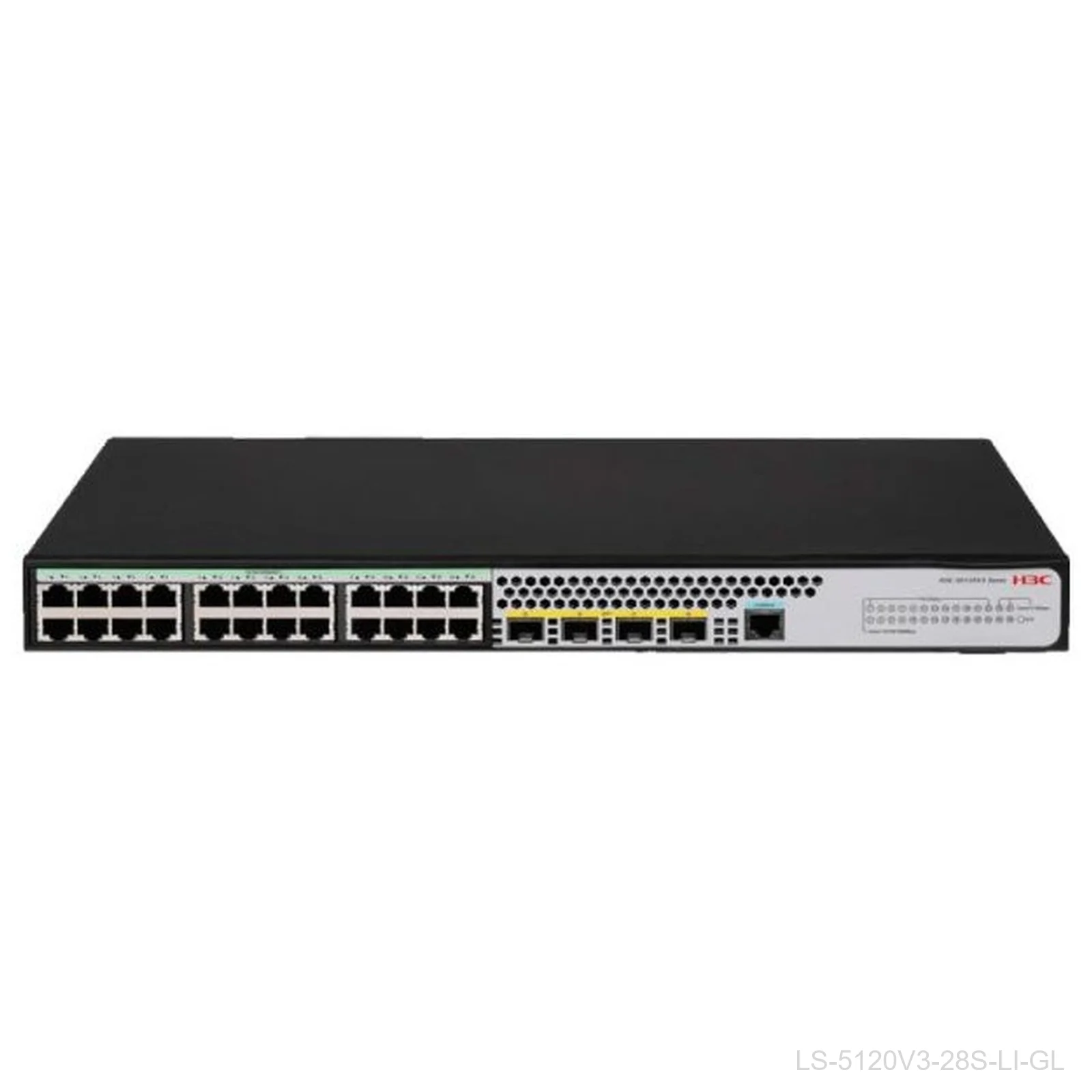 [LS-5120V3-28S-LI-GL] H3C LS-5120V3-28S-LI-GL 24-Port Gigabit Switch, 4x 10G SFP+, 9801A41T