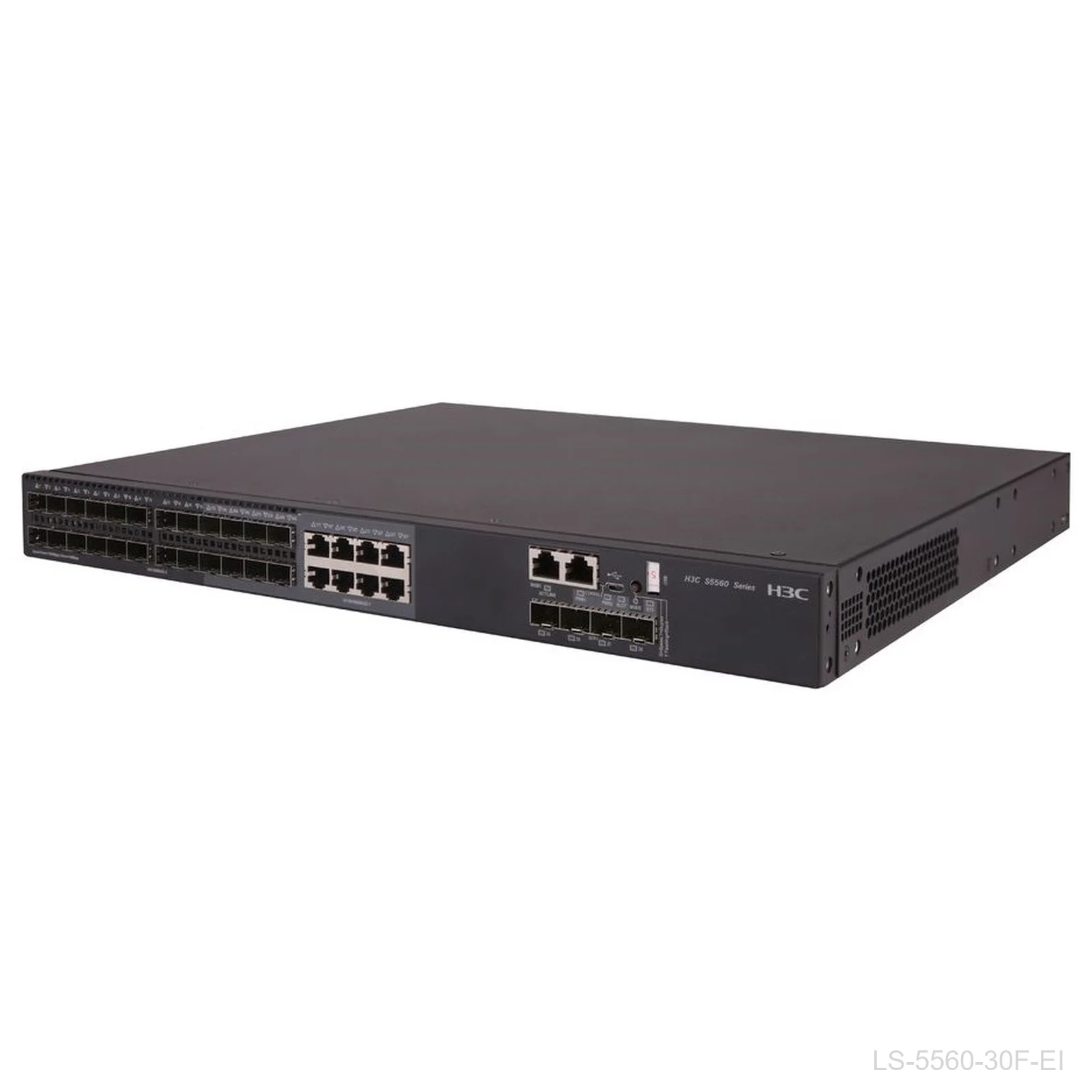 [LS-5560-30F-EI] H3C LS-5560-30F-EI 24-Port SFP Switch, 8 Combo, 4x 10G SFP+, No Power