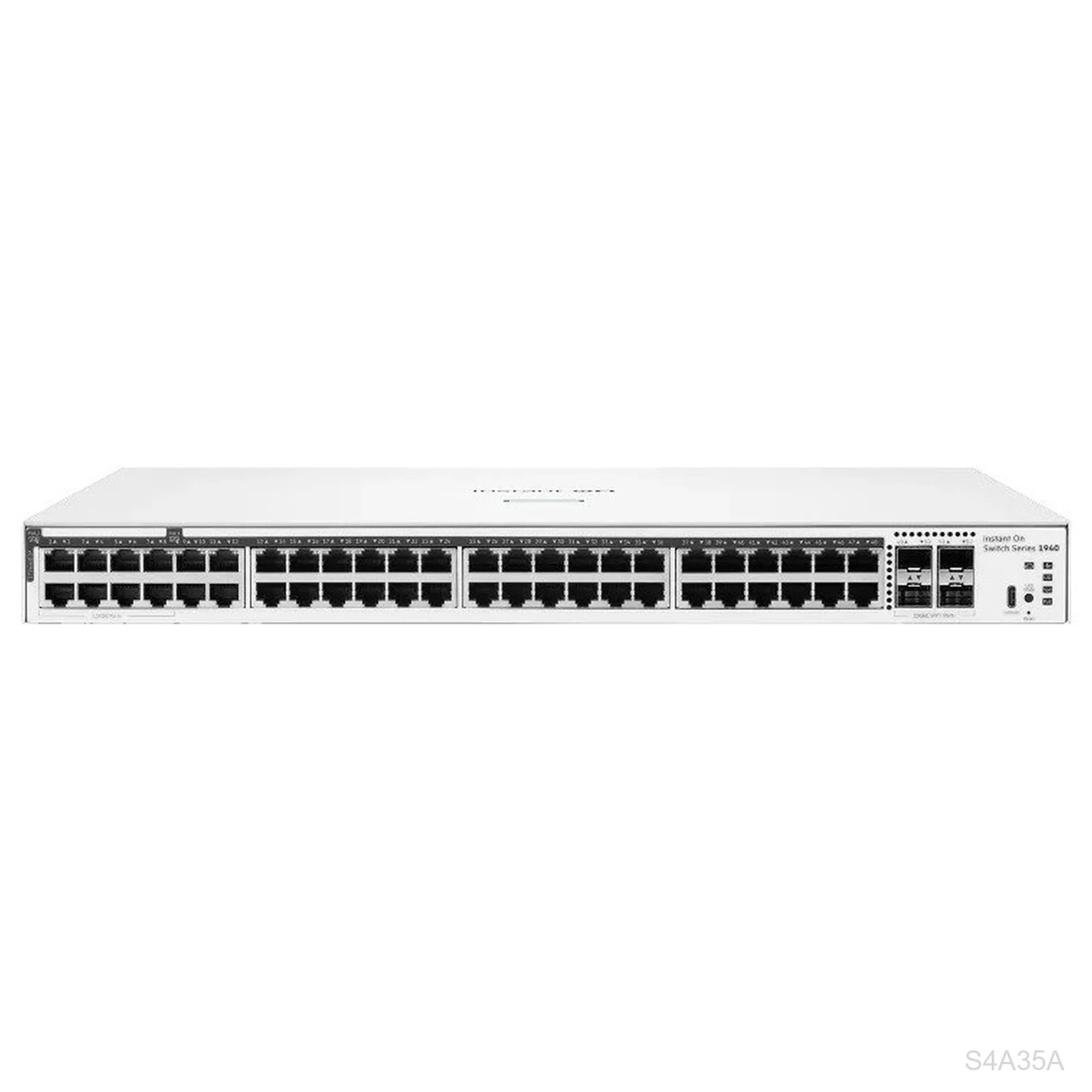 [S4A35A] HPE Networking Instant On S4A35A 1940 Series 48-Port Multi-Gig Switch, PoE+ 600W, 4x 10G SFP+