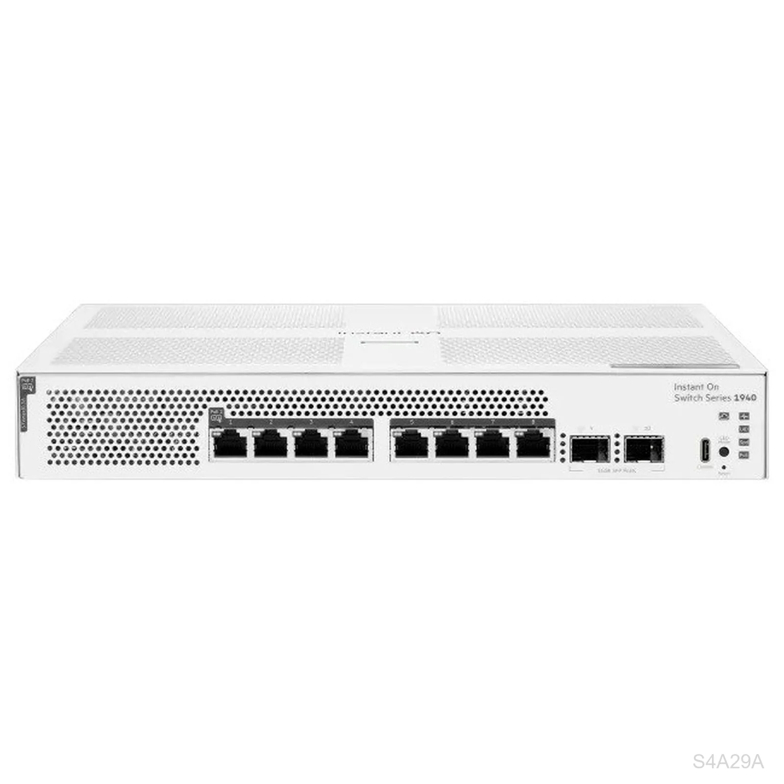 [S4A29A] HPE Networking Instant On S4A29A 1940 Series 8-Port Gigabit PoE+ Switch, 124W, 2x SFP