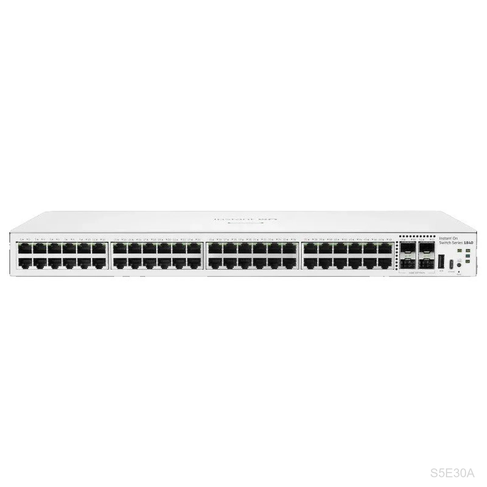 [S5E30A] HPE Networking Instant On S5E30A 1840 Series 48-Port Gigabit Switch, 4x SFP Uplink