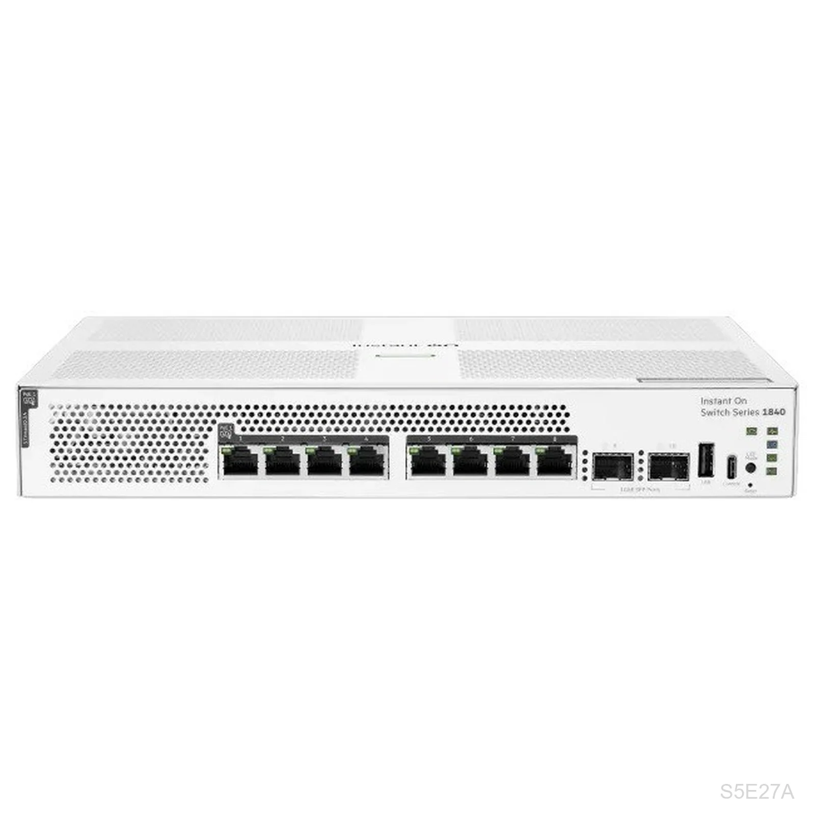 [S5E27A] HPE Networking Instant On S5E27A 1840 Series 8-Port Gigabit PoE Switch, 124W, 2x SFP