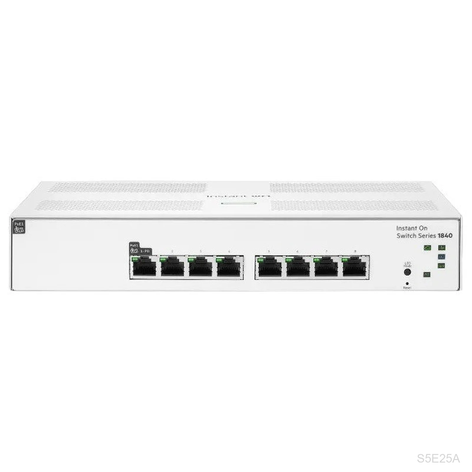 [S5E25A] HPE Networking Instant On S5E25A 1840 Series 8-Port Gigabit Switch, PD Powered