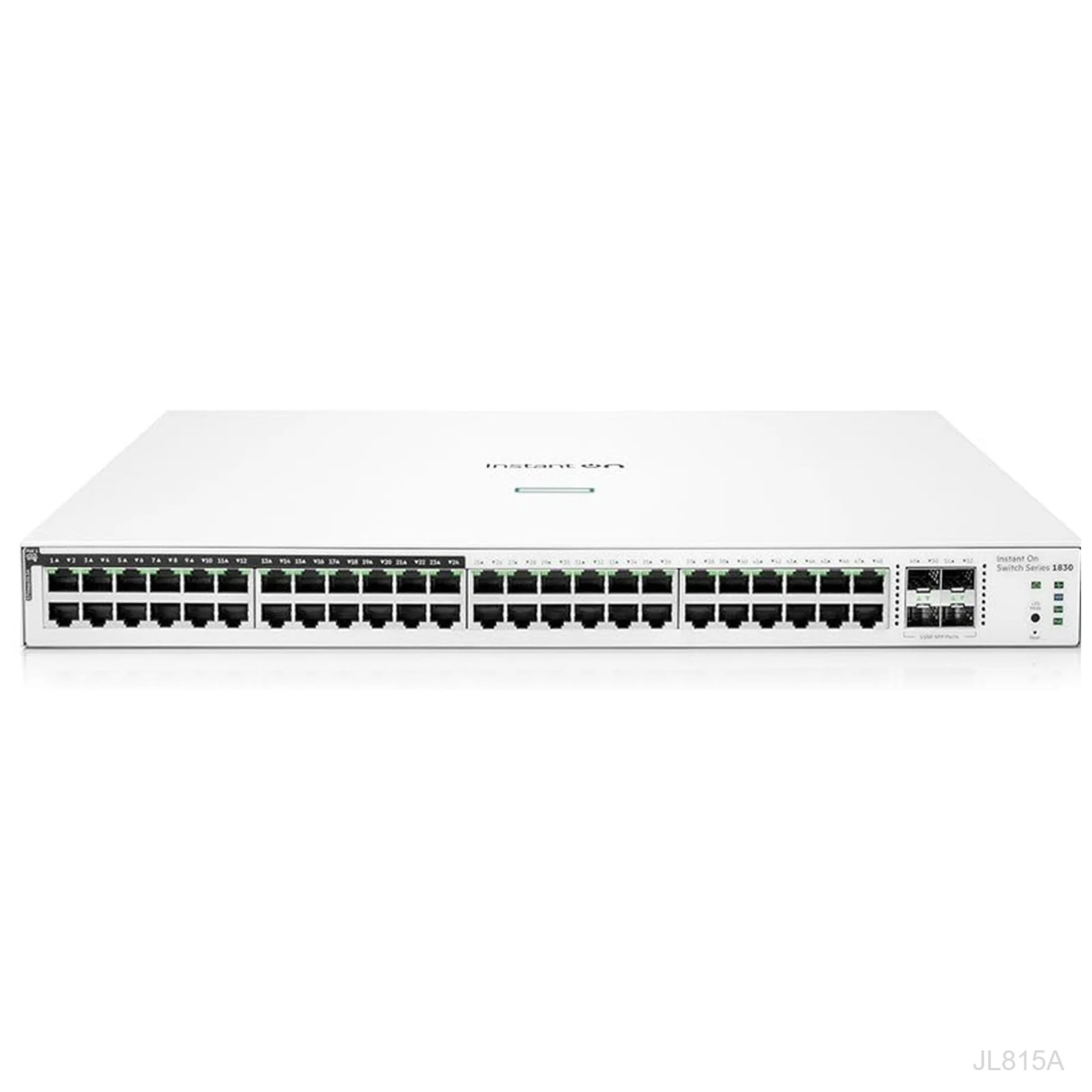 [JL815A] HPE Networking Instant On JL815A 1830 Series 48-Port Gigabit Switch, 24-Port PoE+ 370W, 4x SFP