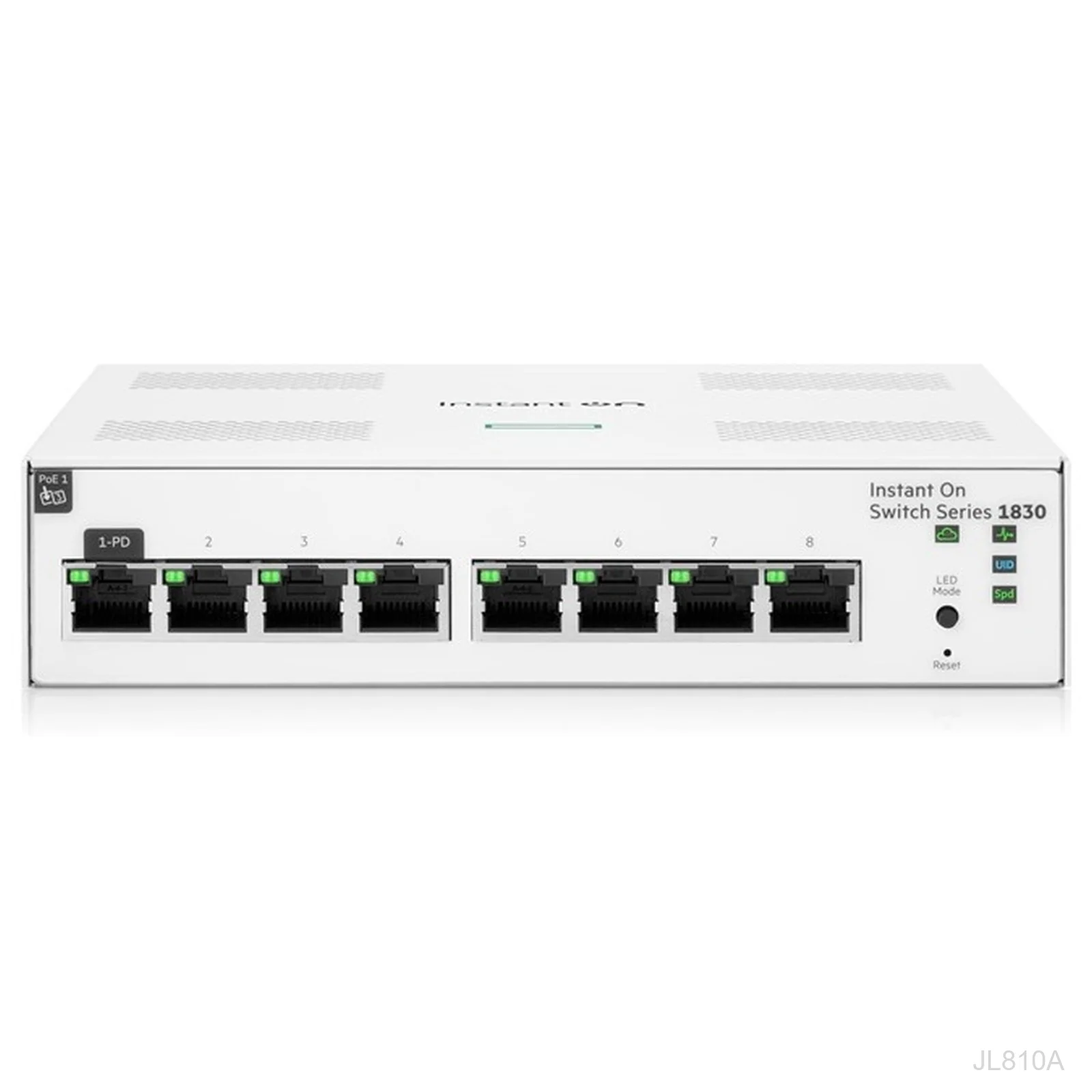 [JL810A] HPE Networking Instant On JL810A 1830 Series 8-Port Gigabit Switch, PD Powered