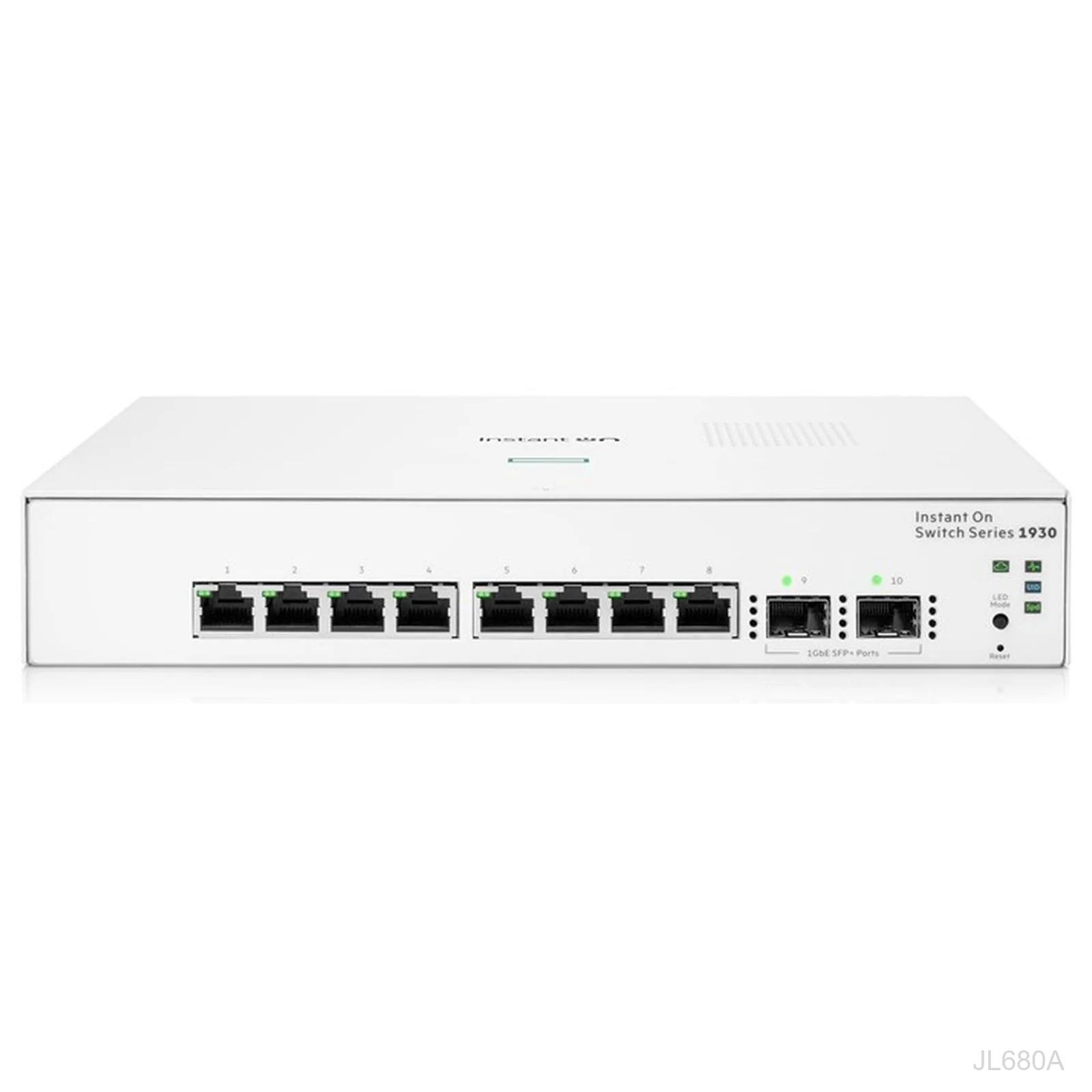 [JL680A] HPE Networking Instant On JL680A 1930 Series 8-Port Gigabit Switch, 2x SFP Uplink