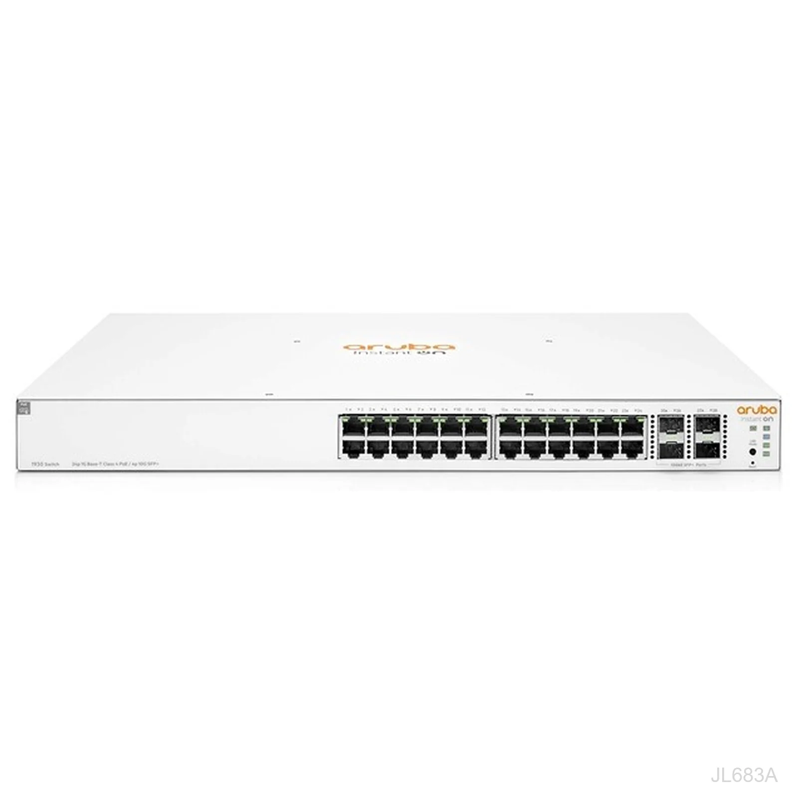 [JL683A] HPE Networking Instant On JL683A 1930 Series 24-Port Gigabit PoE+ Switch, 195W, 4x SFP+