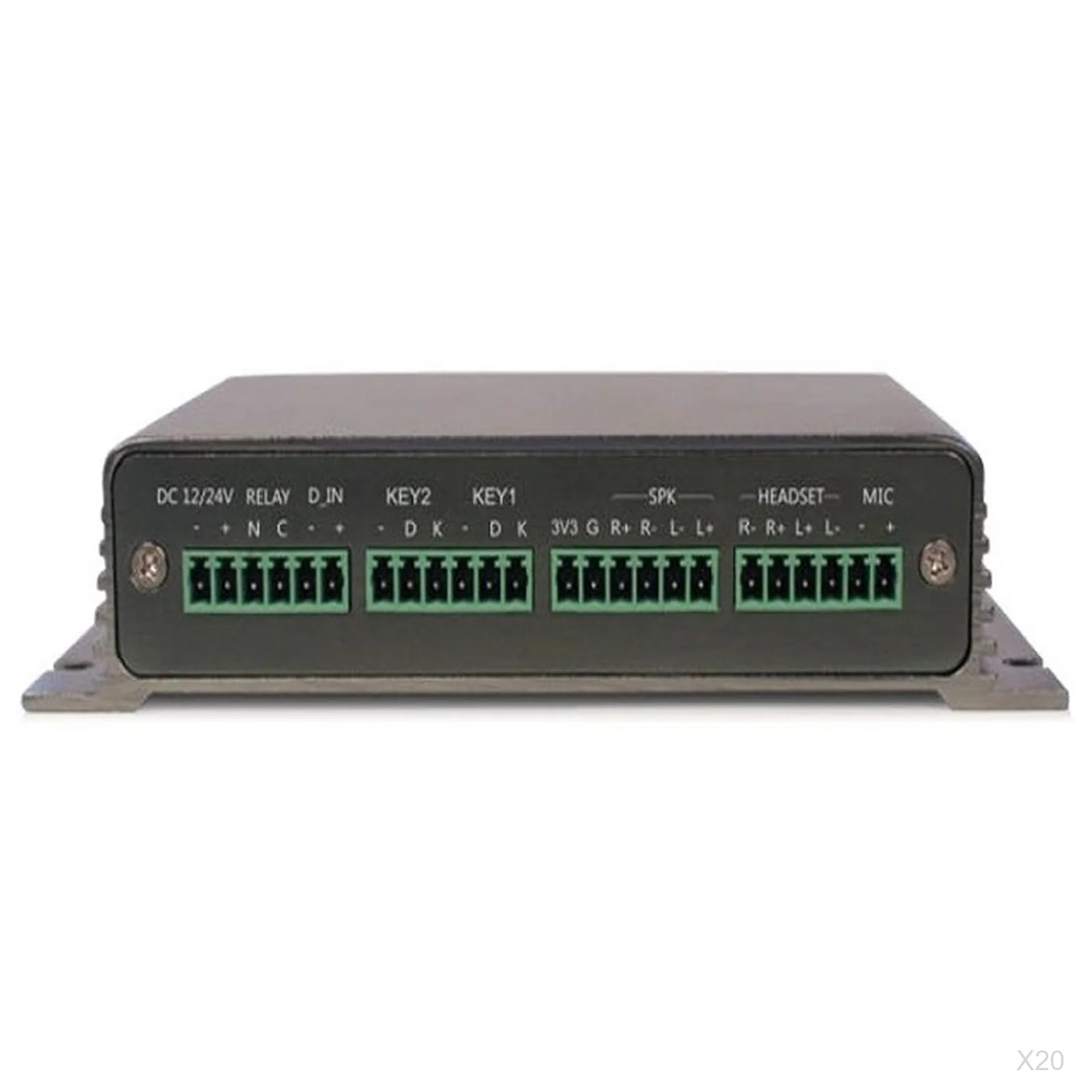 [X20] ZYCOO X20 SIP PA Paging Gateway, Keypad, LCD