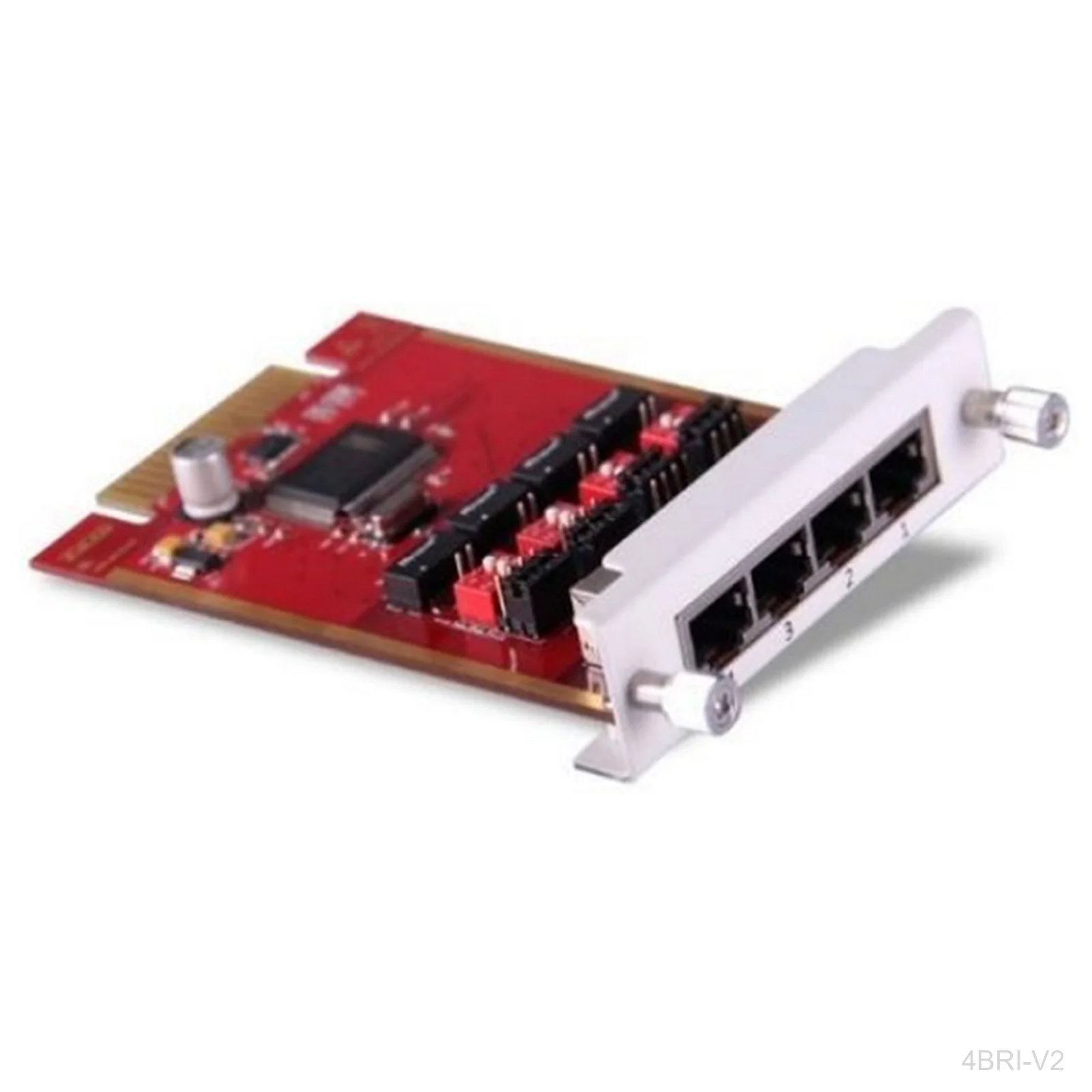 [4BRI-V2] ZYCOO 4BRI-V2 BRI Module, 4-Port, for U80/U100