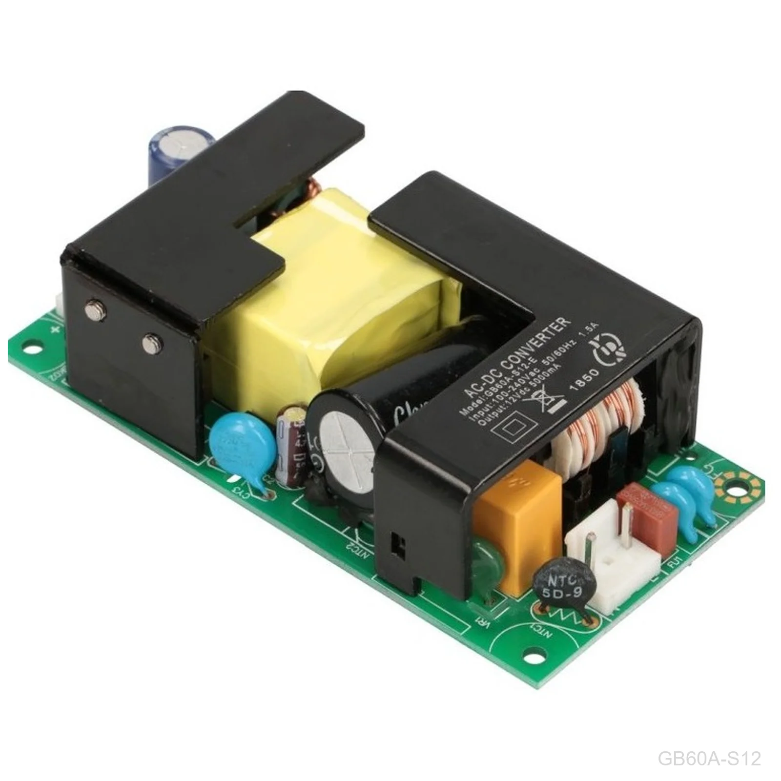 [GB60A-S12] Mikrotik,12V 5A 60W internal power supply for CCR1016 r2, r3 models with dual power supplies