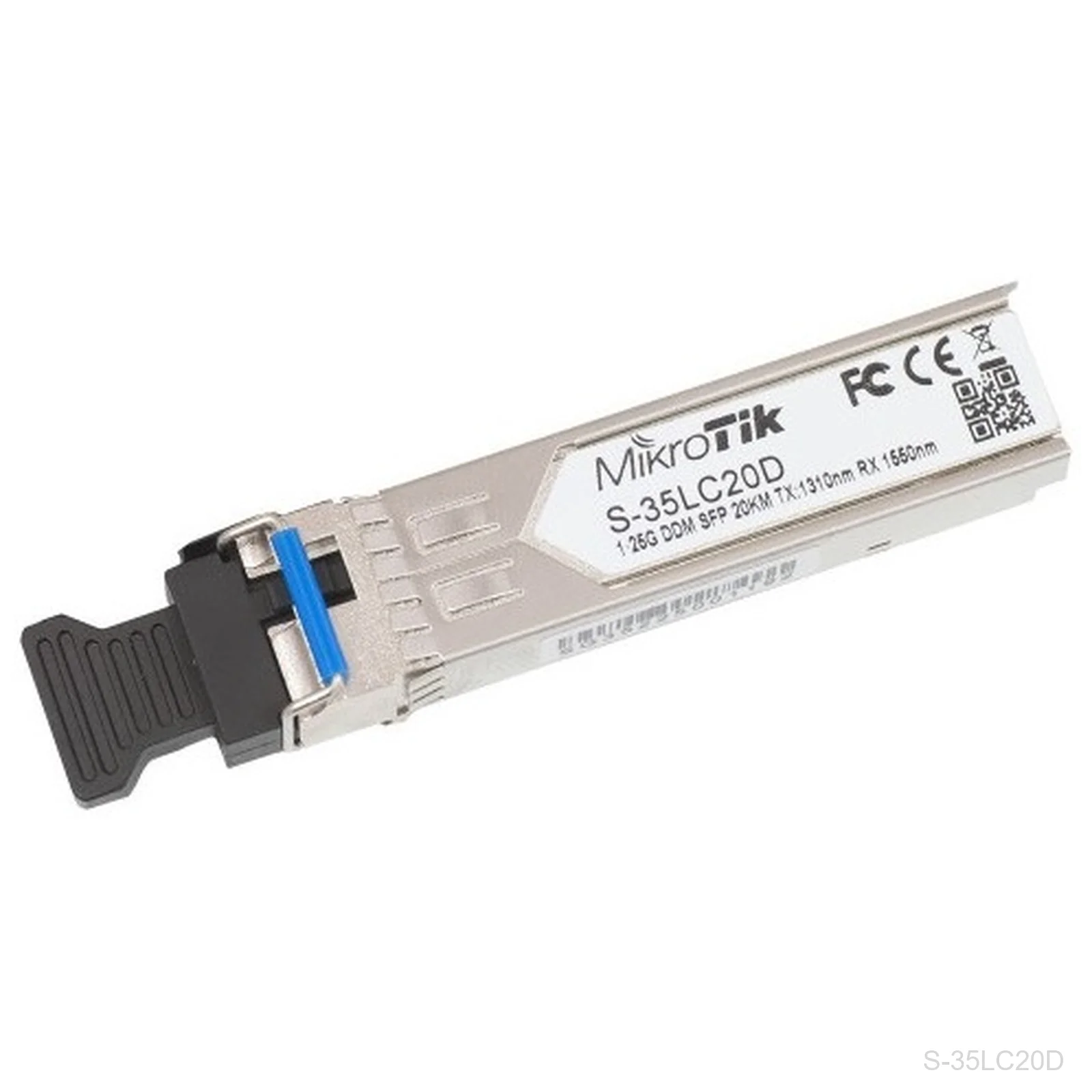 [S-35LC20D] Mikrotik Two SFP (1.25G) module kit, 20Km, single mode