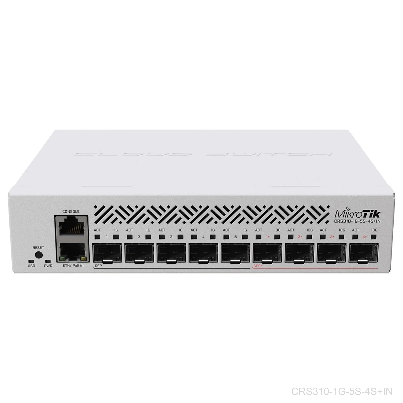 [CRS310-1G-5S-4S+IN] Mikrotik CRS310-1G-5S-4S+in 5 x SFP Ports 4 x SFP+ Ports and 1 x Gigabit Ethernet Port