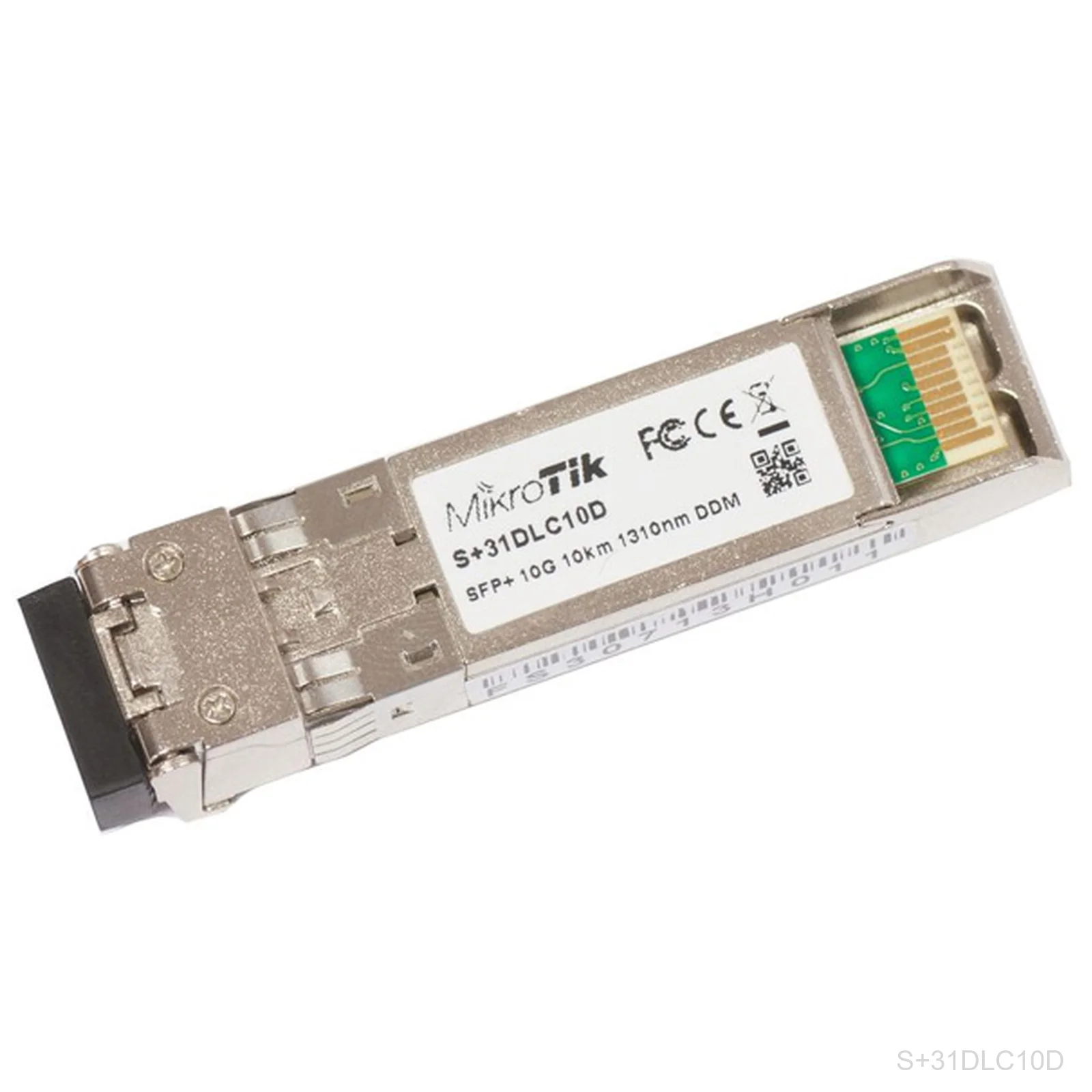 [S+31DLC10D] MikroTik SFP+ (10Gbit) module, Long range 10km, Single Mode